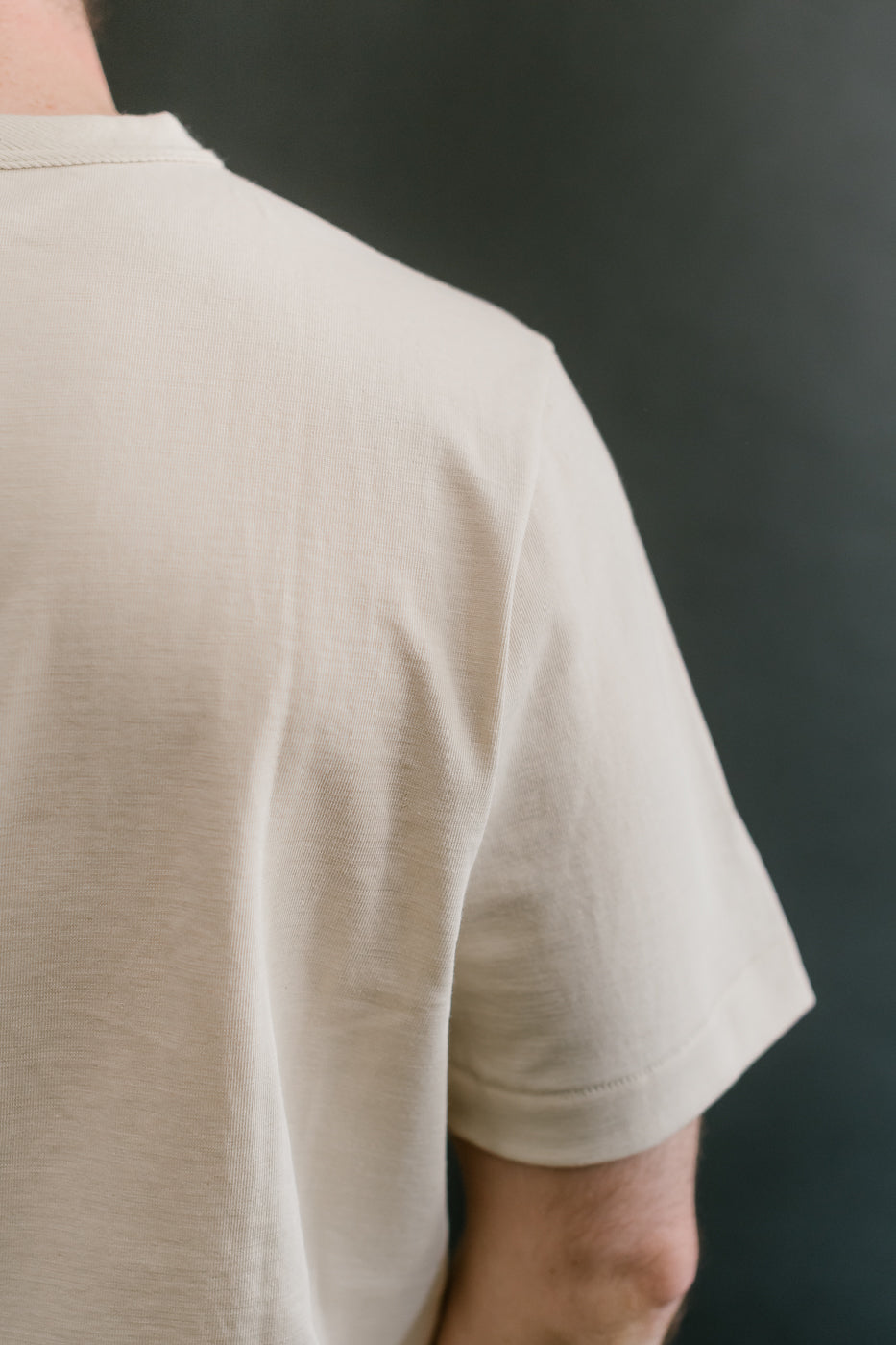 214.02 - 7.2oz Loopwheeled Relax Fit Midweight T-Shirt - Nature