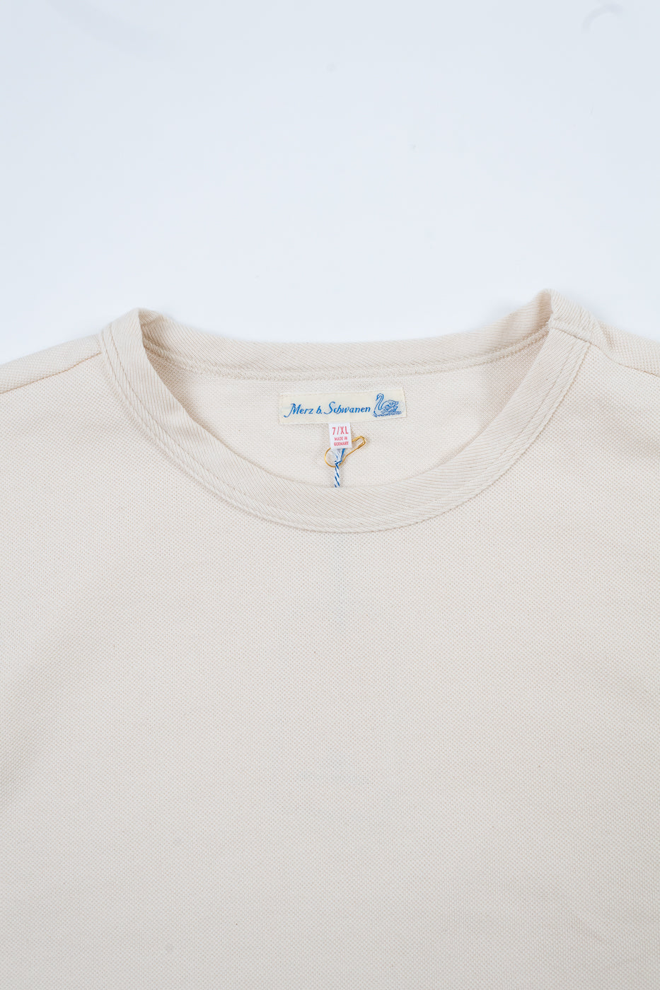214PK.02 - 7.2oz Loopwheeled Relax Fit Pikée T-Shirt - Nature