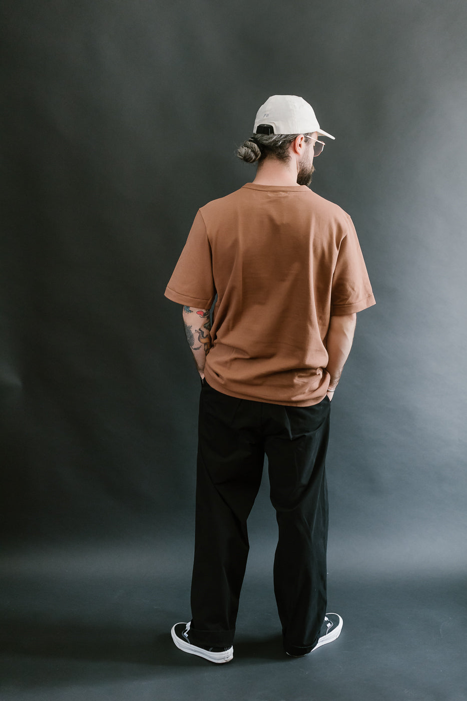 214PK.12 - 7.2oz Loopwheeled Relax Fit Pikée T-Shirt - Nut