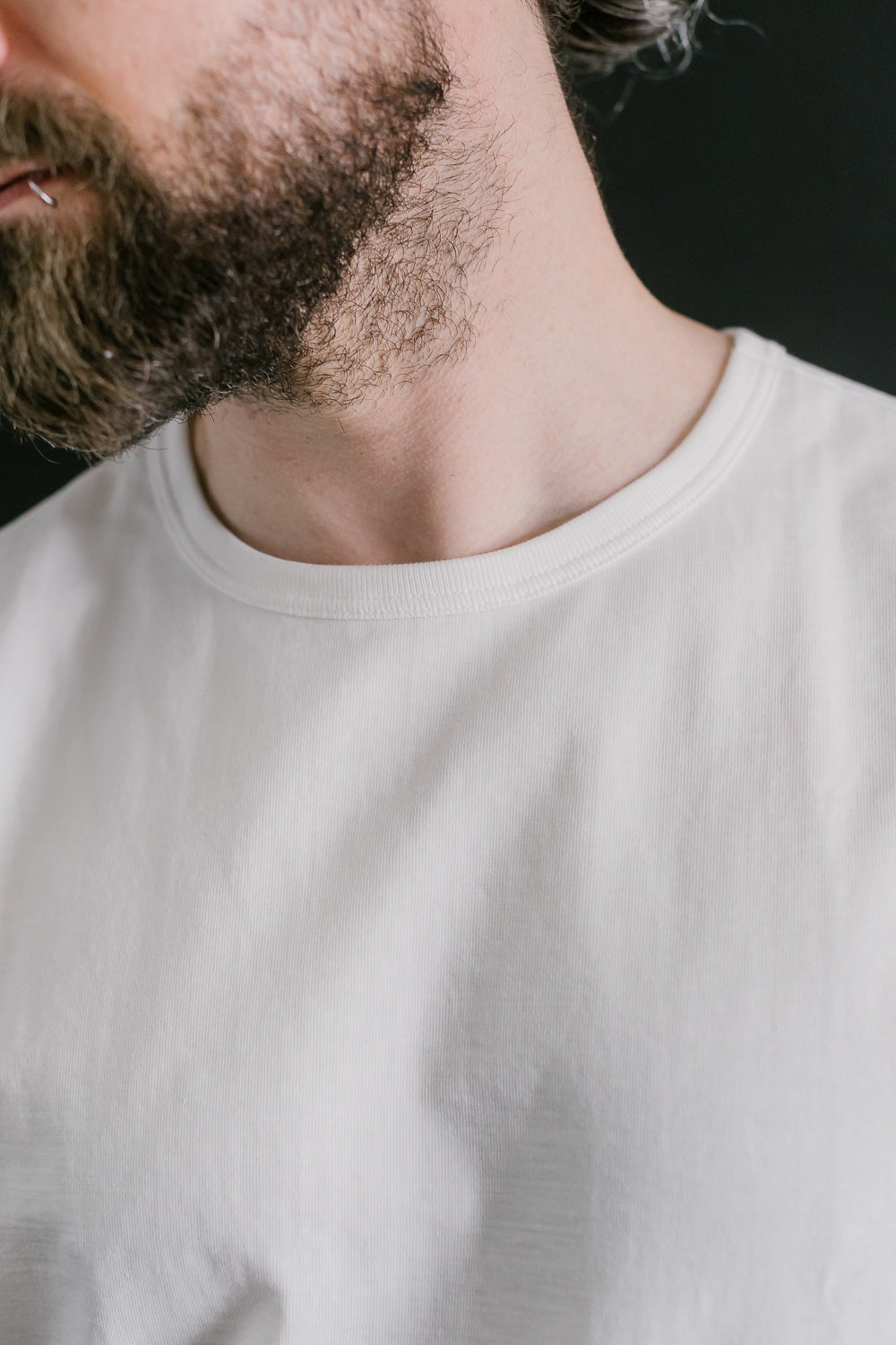 215.01 - 7.2oz Loopwheeled T-Shirt Classic Fit - White