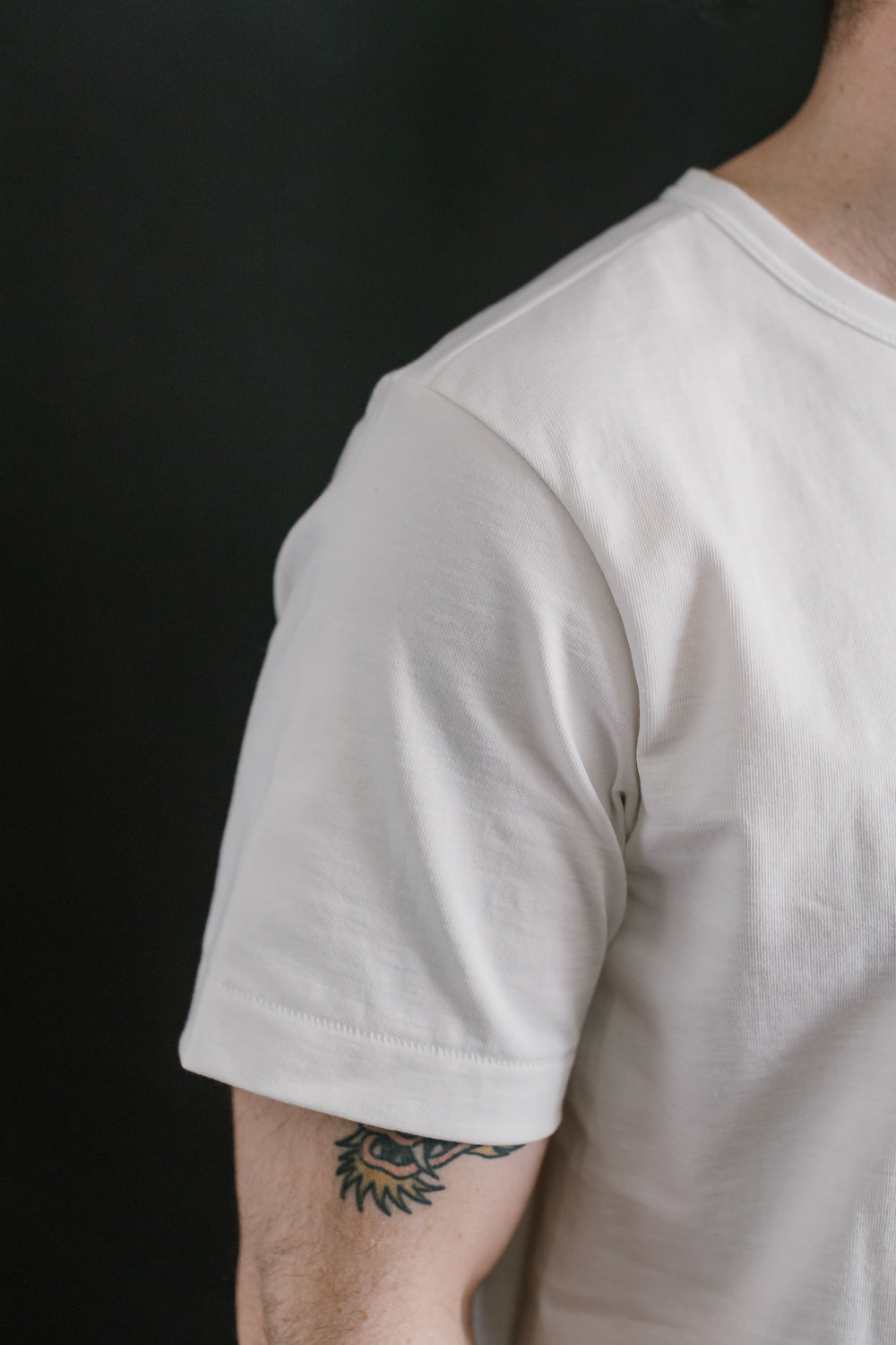 215.01 - 7.2oz Loopwheeled T-Shirt Classic Fit - White