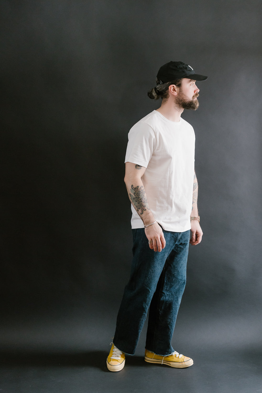 215.01 - 7.2oz Loopwheeled T-Shirt Classic Fit - White