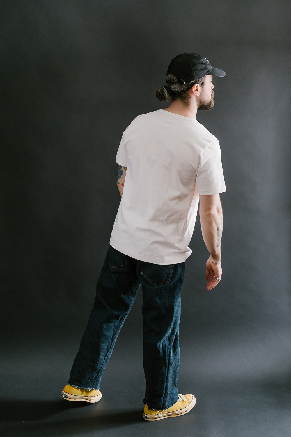 215.01 - 7.2oz Loopwheeled T-Shirt Classic Fit - White