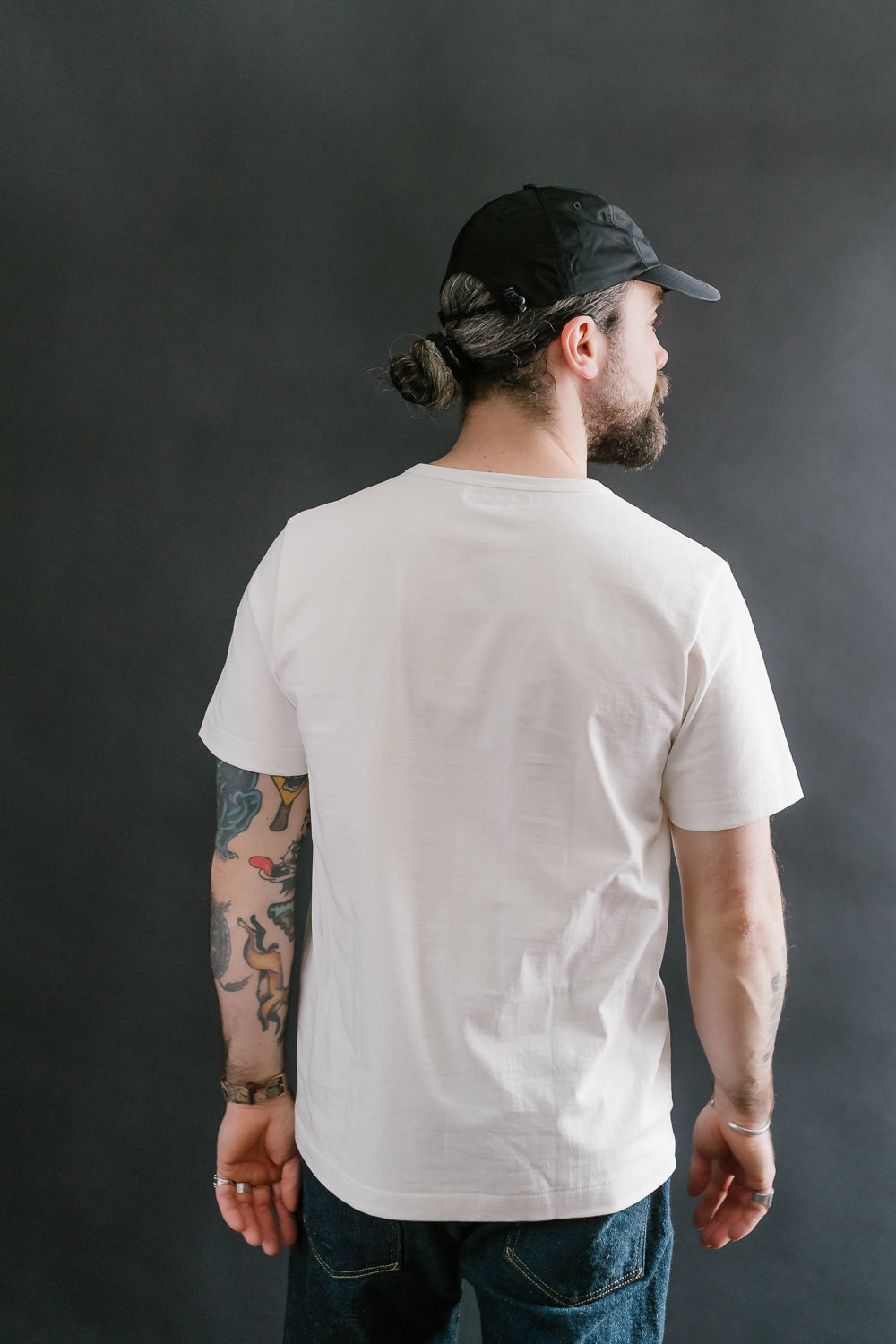 215.01 - 7.2oz Loopwheeled T-Shirt Classic Fit - White