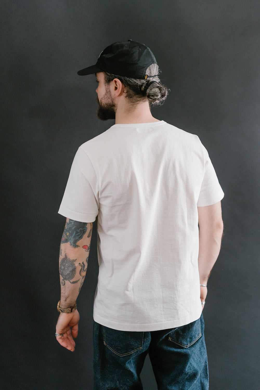 215.01 - 7.2oz Loopwheeled T-Shirt Classic Fit - White