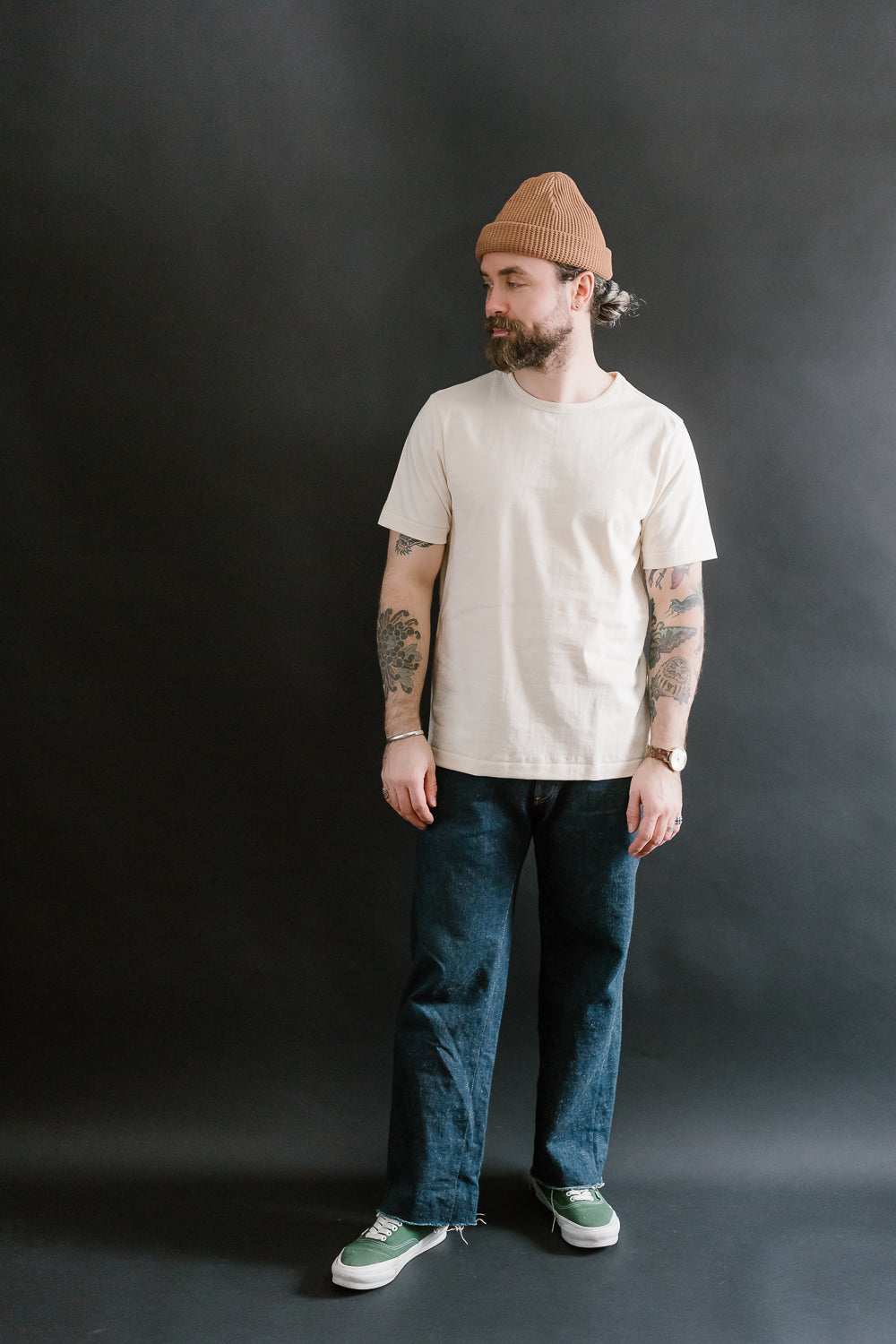 215.02 - 7.2oz Loopwheeled T-Shirt Classic Fit - Nature