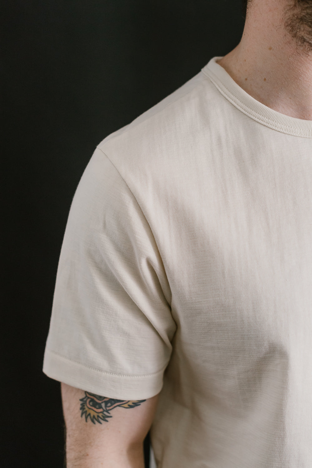 215.02 - 7.2oz Loopwheeled T-Shirt Classic Fit - Nature