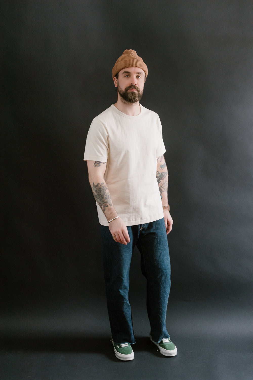 215.02 - 7.2oz Loopwheeled T-Shirt Classic Fit - Nature