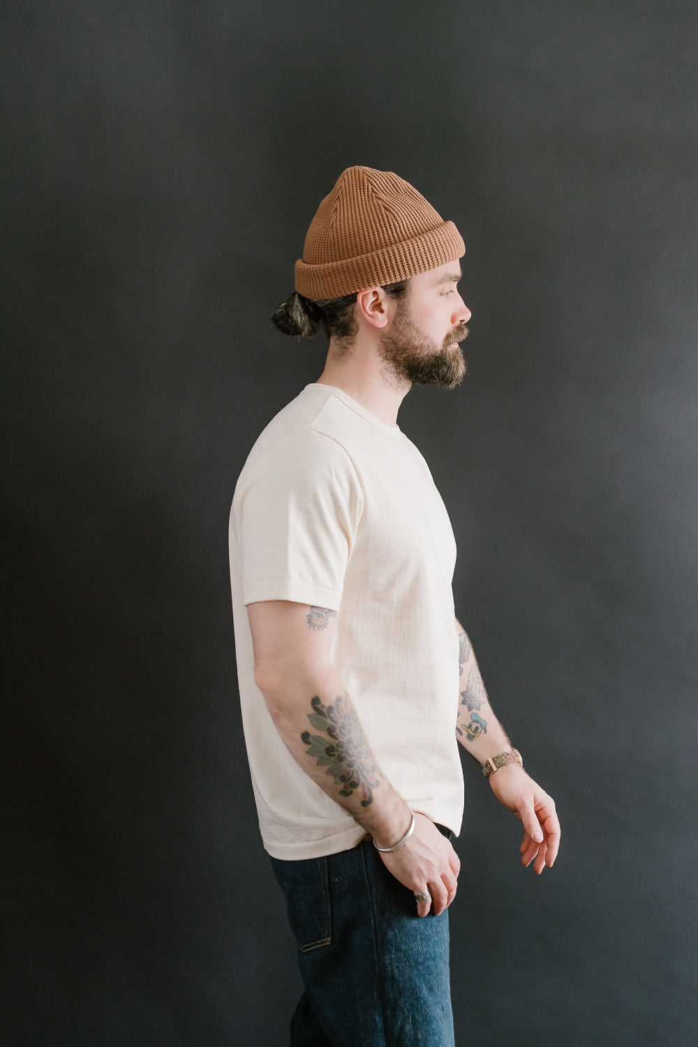 215.02 - 7.2oz Loopwheeled T-Shirt Classic Fit - Nature