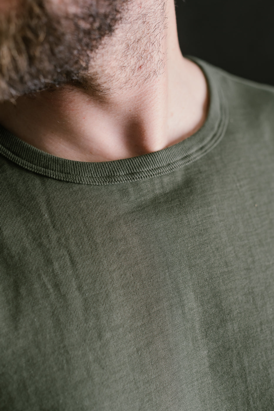 215.40 - 7.2oz Loopwheeled T-Shirt Classic Fit - Army