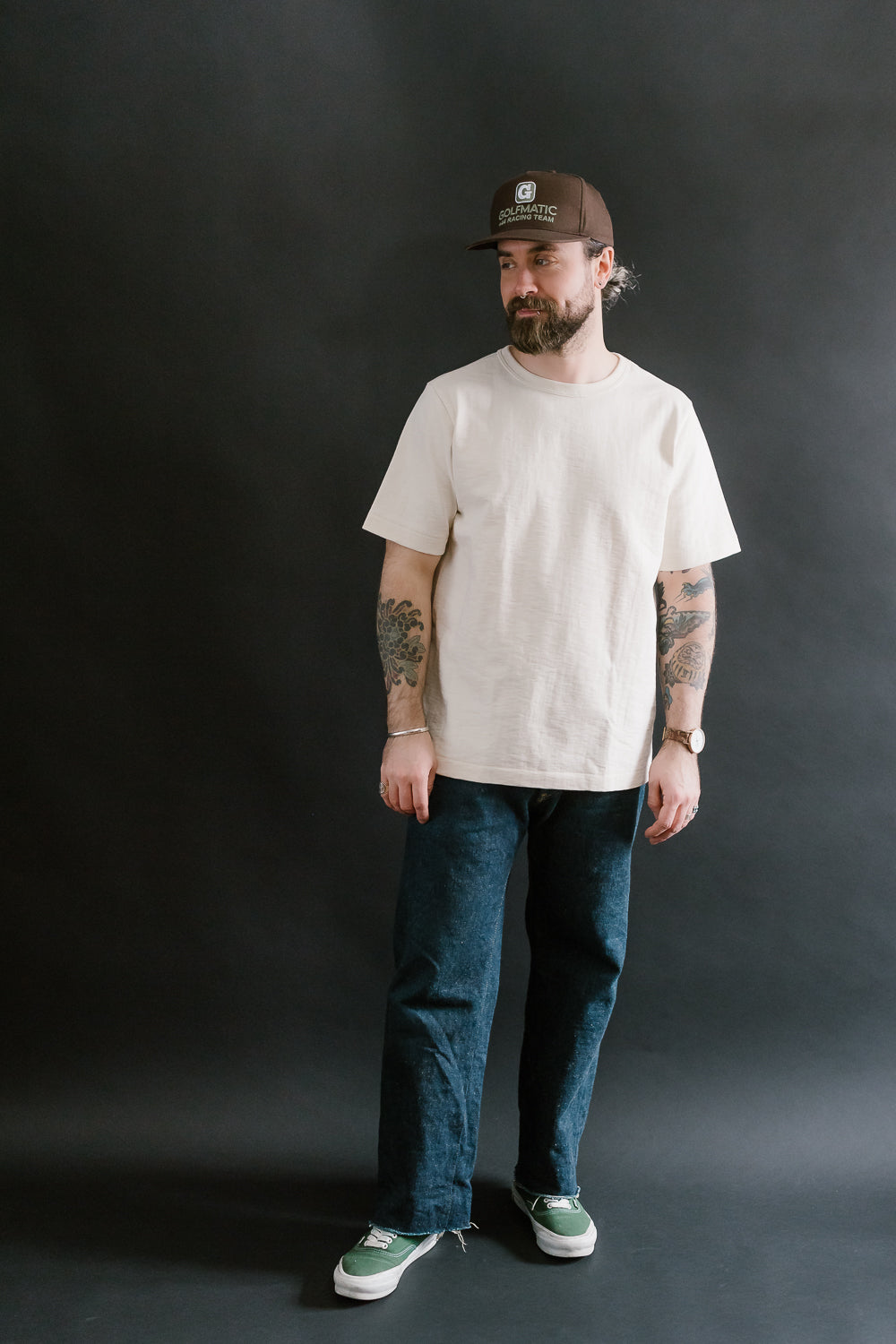 2S14.02 - 10.7oz Loopwheeled Heavy T-Shirt Relaxed Fit - Nature