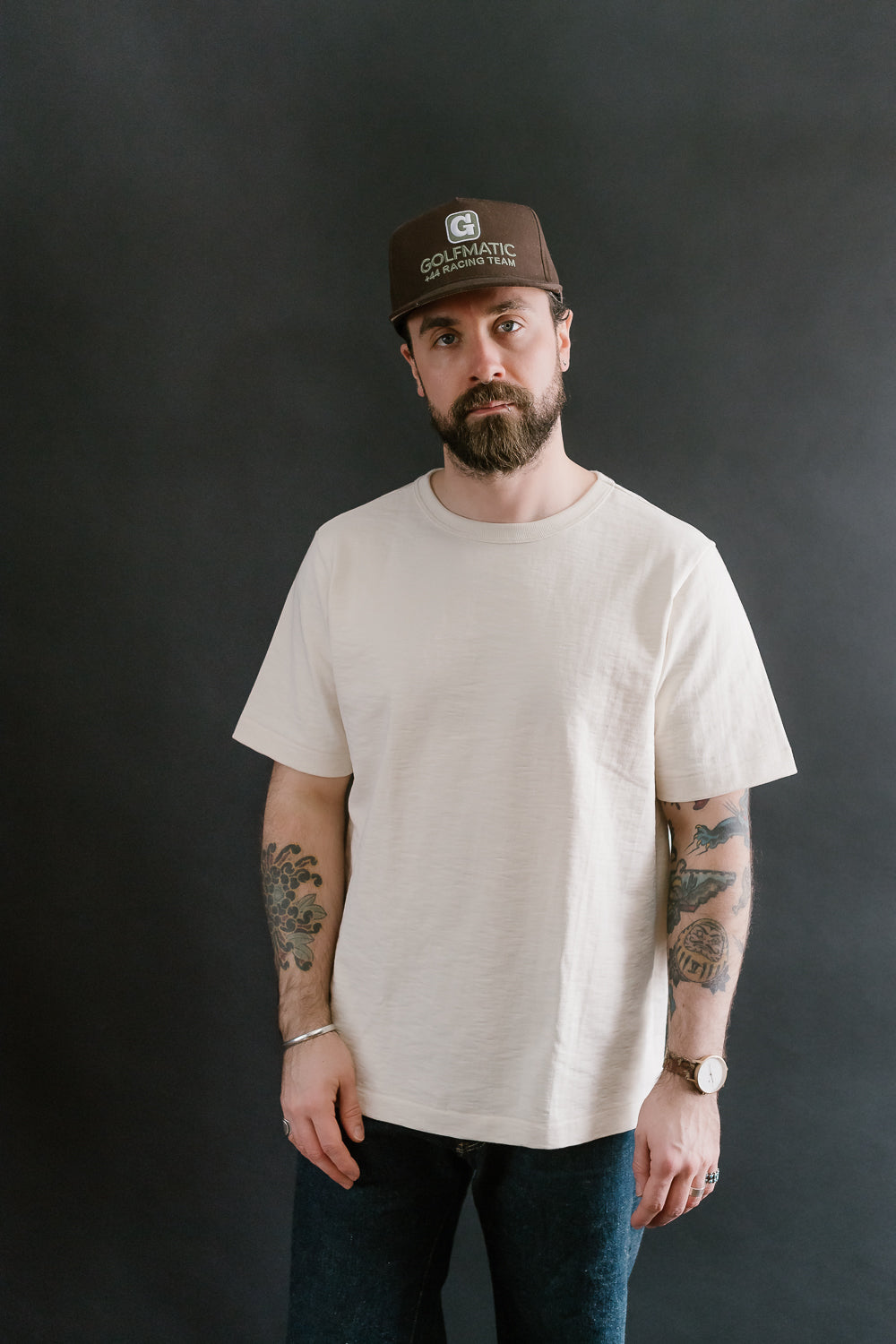 2S14.02 - 10.7oz Loopwheeled Heavy T-Shirt Relaxed Fit - Nature