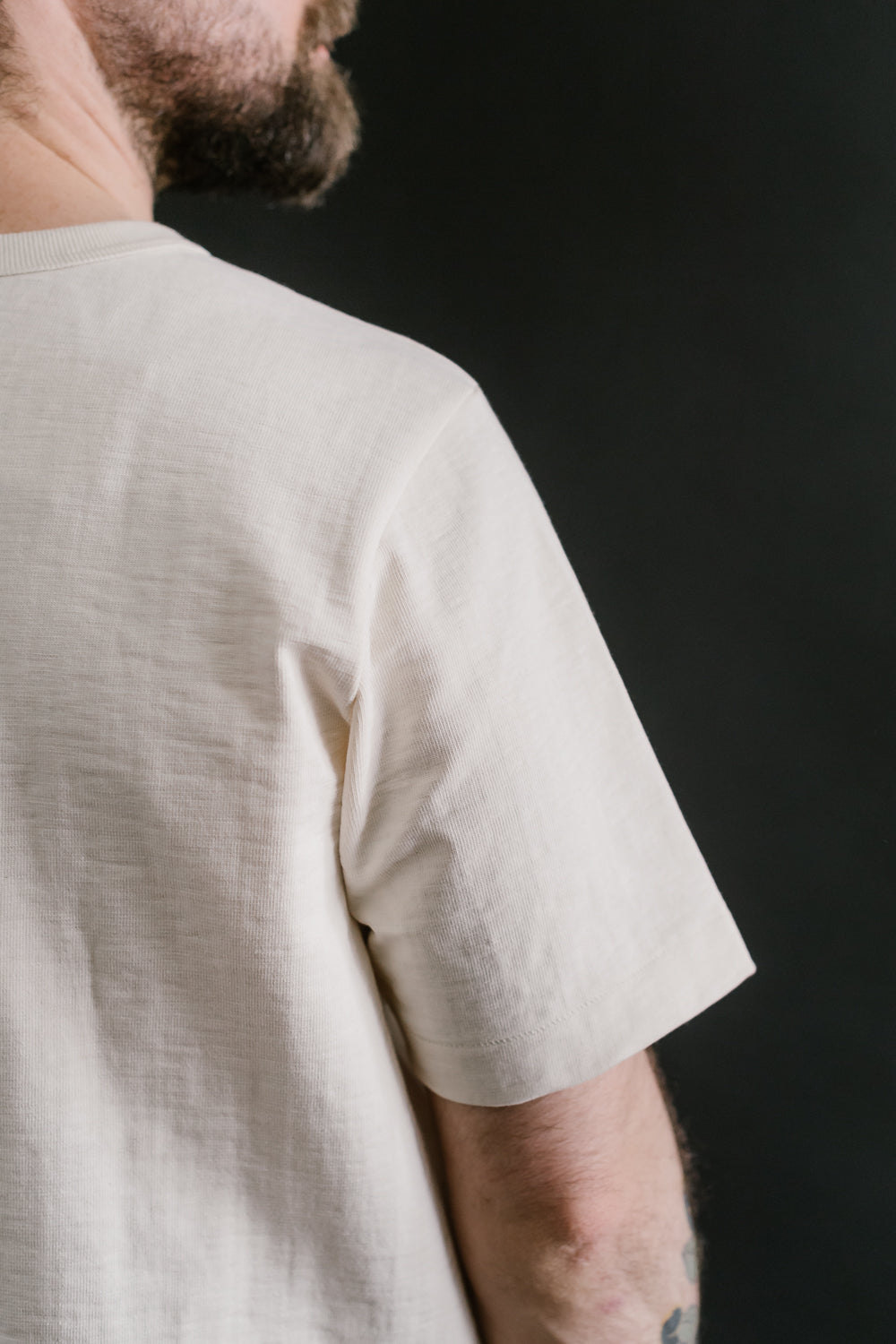 2S14.02 - 10.7oz Loopwheeled Heavy T-Shirt Relaxed Fit - Nature