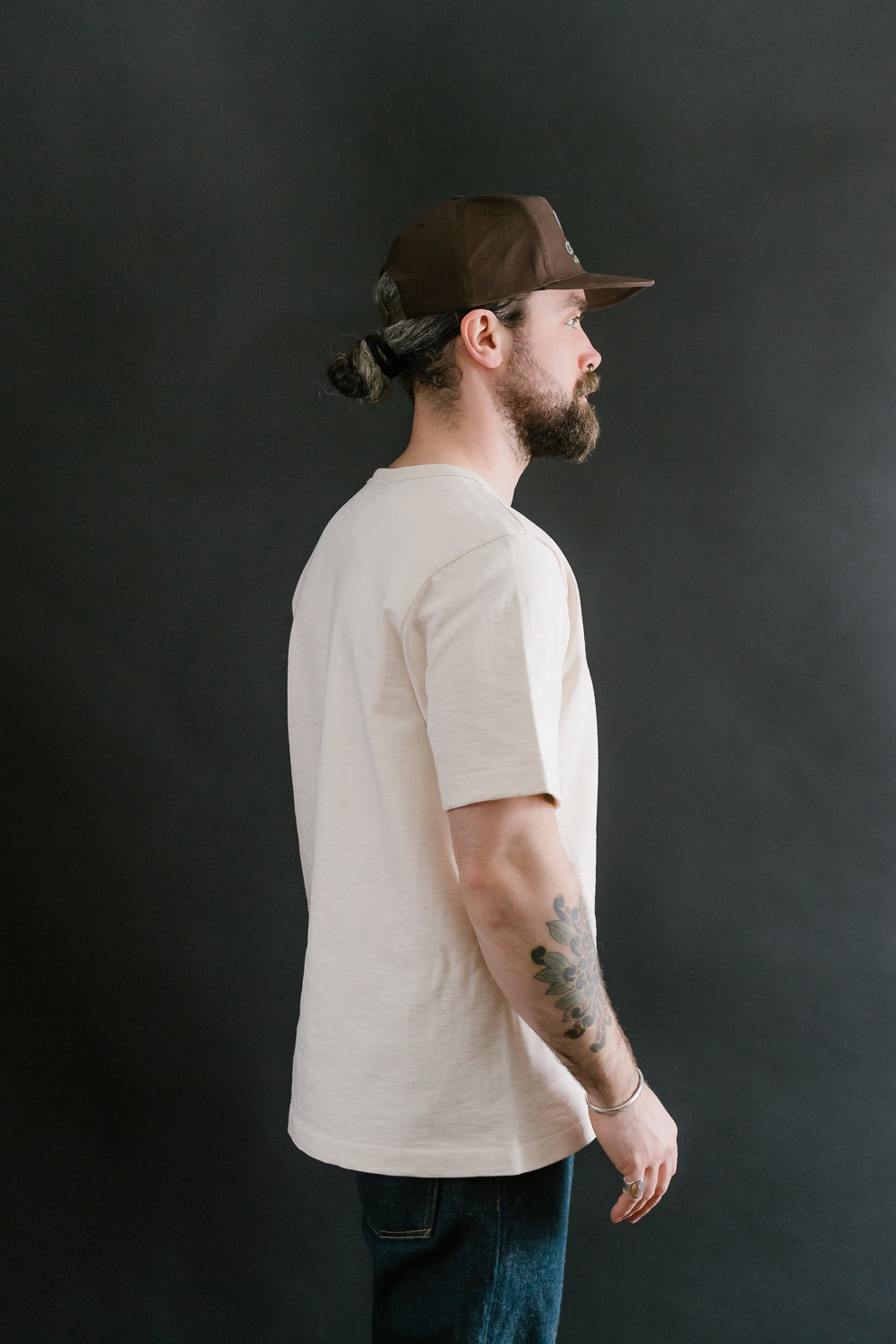 2S14.02 - 10.7oz Loopwheeled Heavy T-Shirt Relaxed Fit - Nature