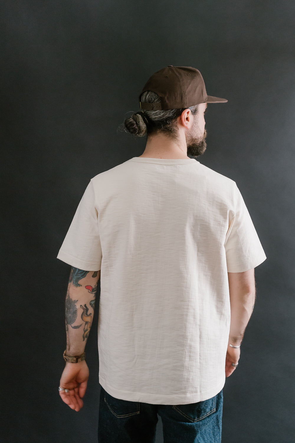 2S14.02 - 10.7oz Loopwheeled Heavy T-Shirt Relaxed Fit - Nature