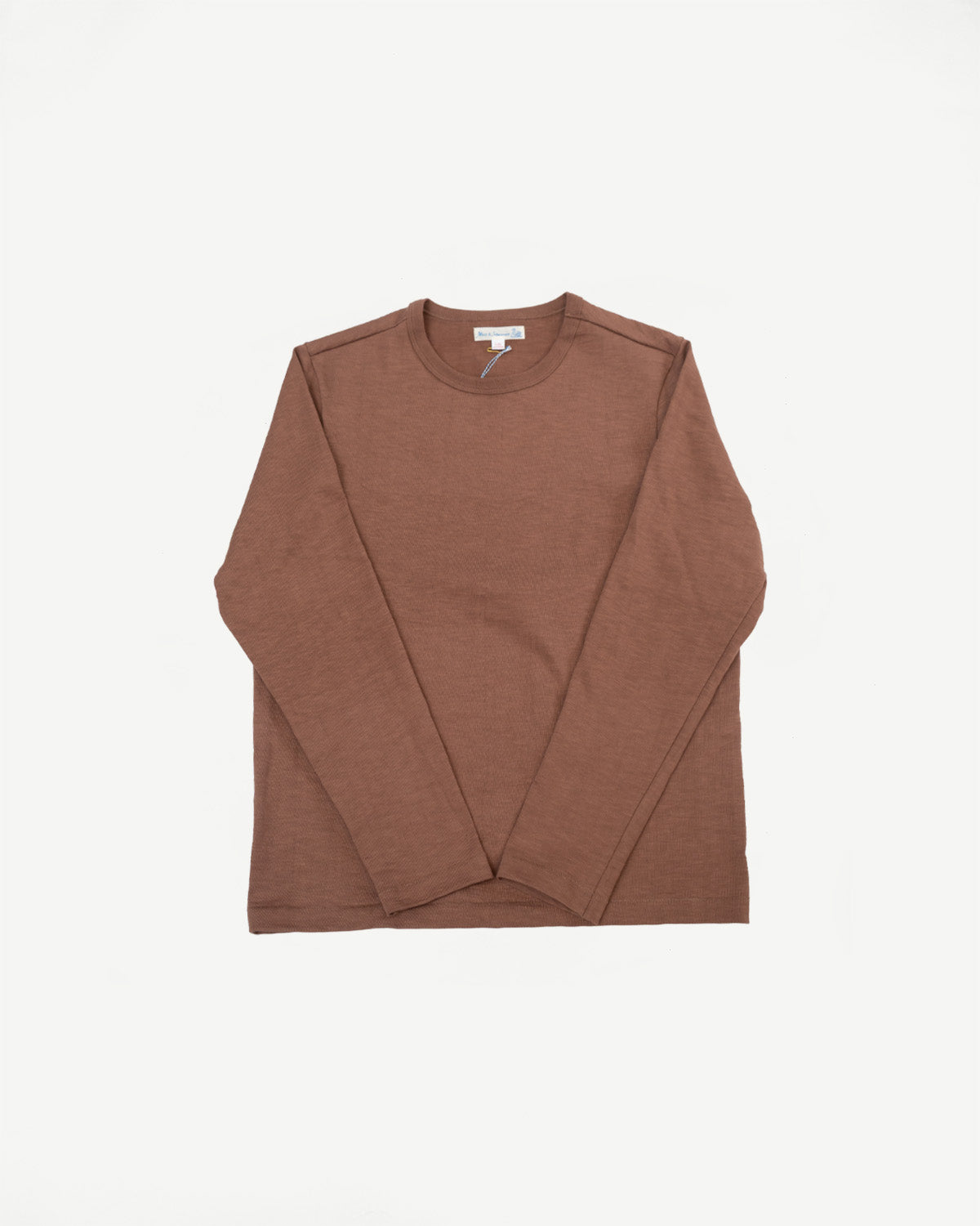 2S18.12 - 10.7oz Loopwheeled Heavy LS T-Shirt Relaxed Fit - Nut