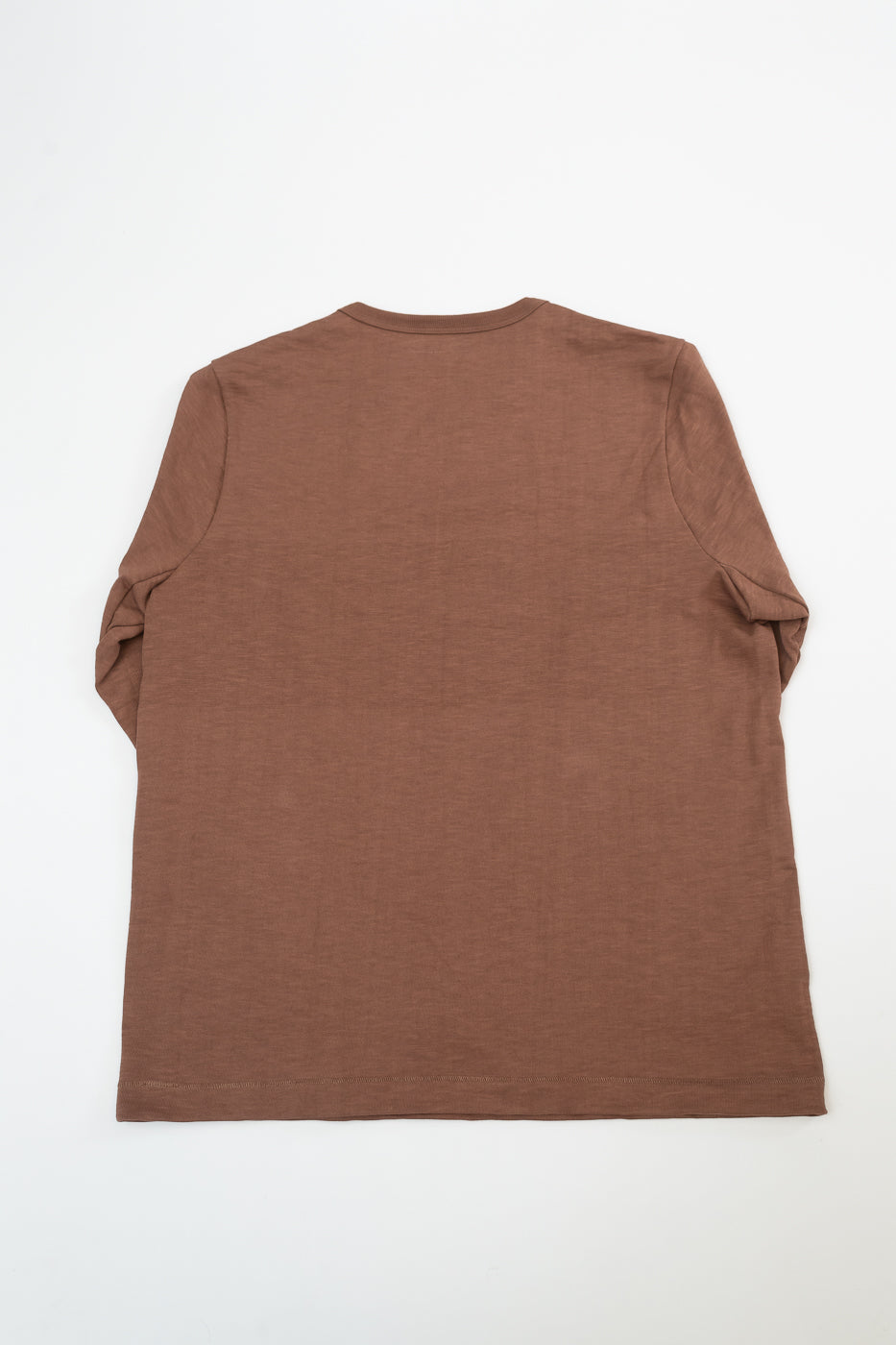 2S18.12 - 10.7oz Loopwheeled Heavy LS T-Shirt Relaxed Fit - Nut