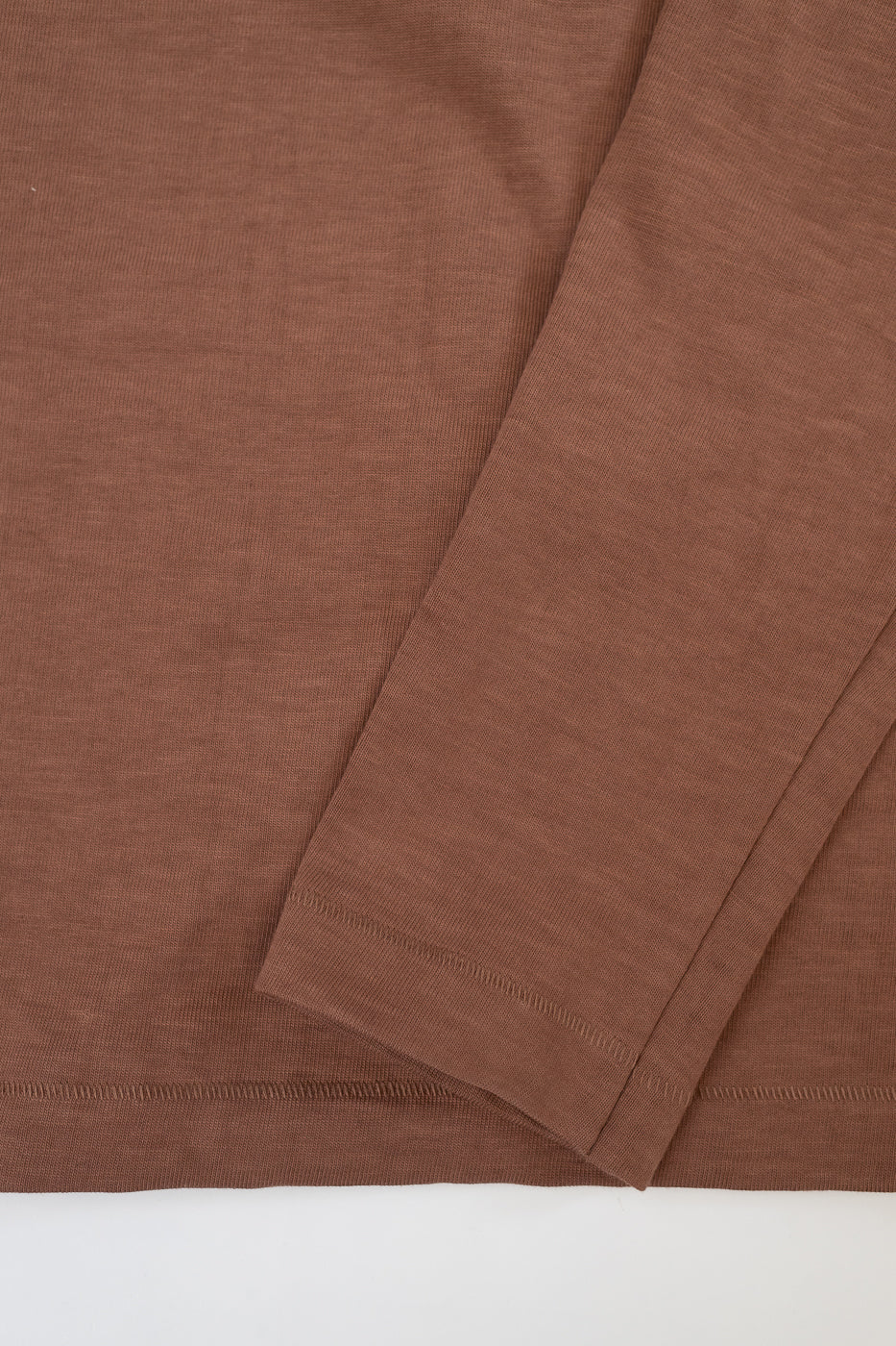 2S18.12 - 10.7oz Loopwheeled Heavy LS T-Shirt Relaxed Fit - Nut
