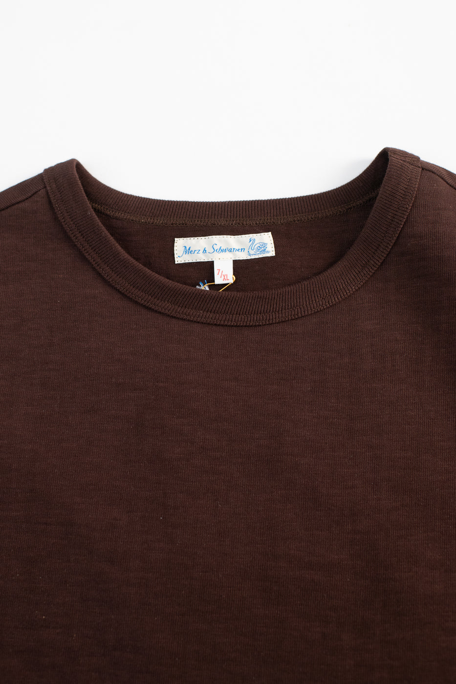 2S18.19 - 10.7oz Loopwheeled Heavy LS T-Shirt Relaxed Fit - Coffee