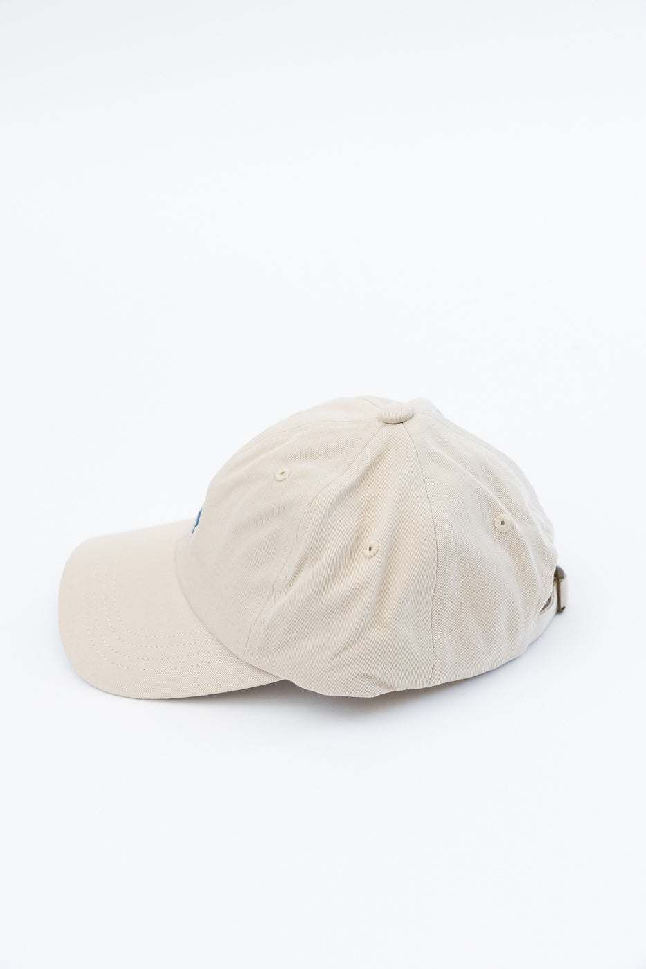 CAP01.16158 - Swan Logo Cotton Twill Cap - Light Khaki, Deep Blue