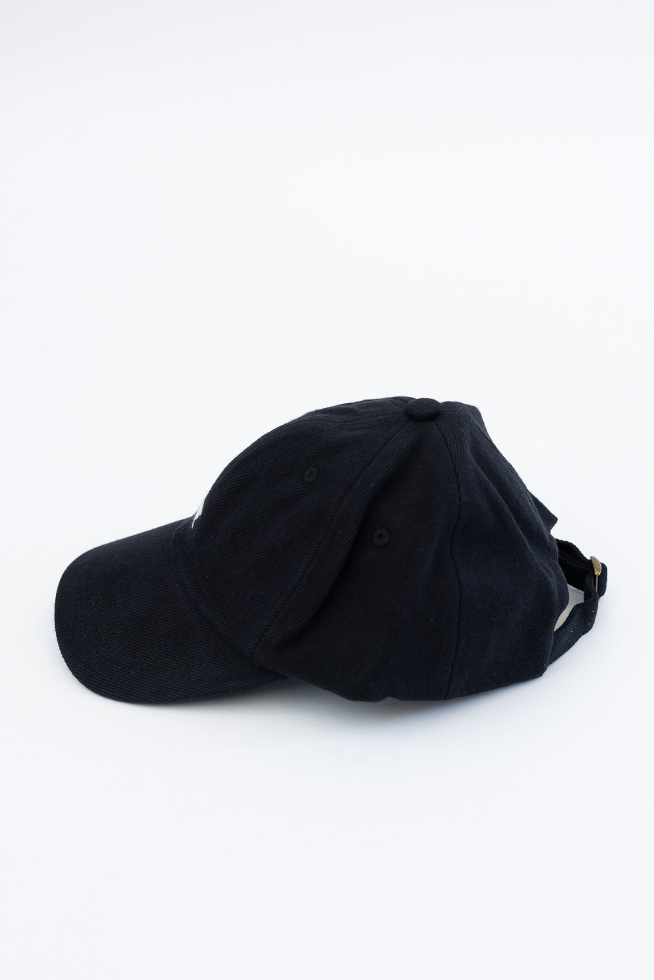 CAP01T.99 - Swan Logo Cotton Twill Cap - Deep Black | Dant