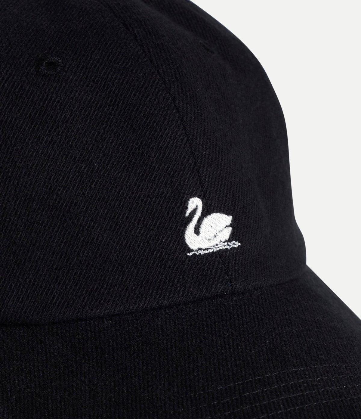 NWT Swan Hat New York Black Vintage Swan | Khaki & Black Hat – Huega House main image 4