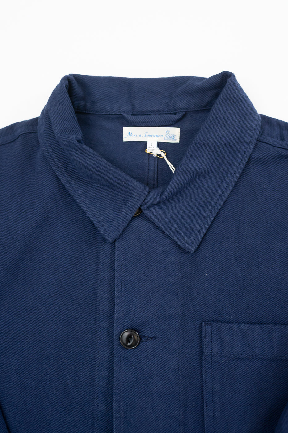 JKT05.66 - 11.2oz Organic Cotton Broken Twill Jacket - Ink Blue
