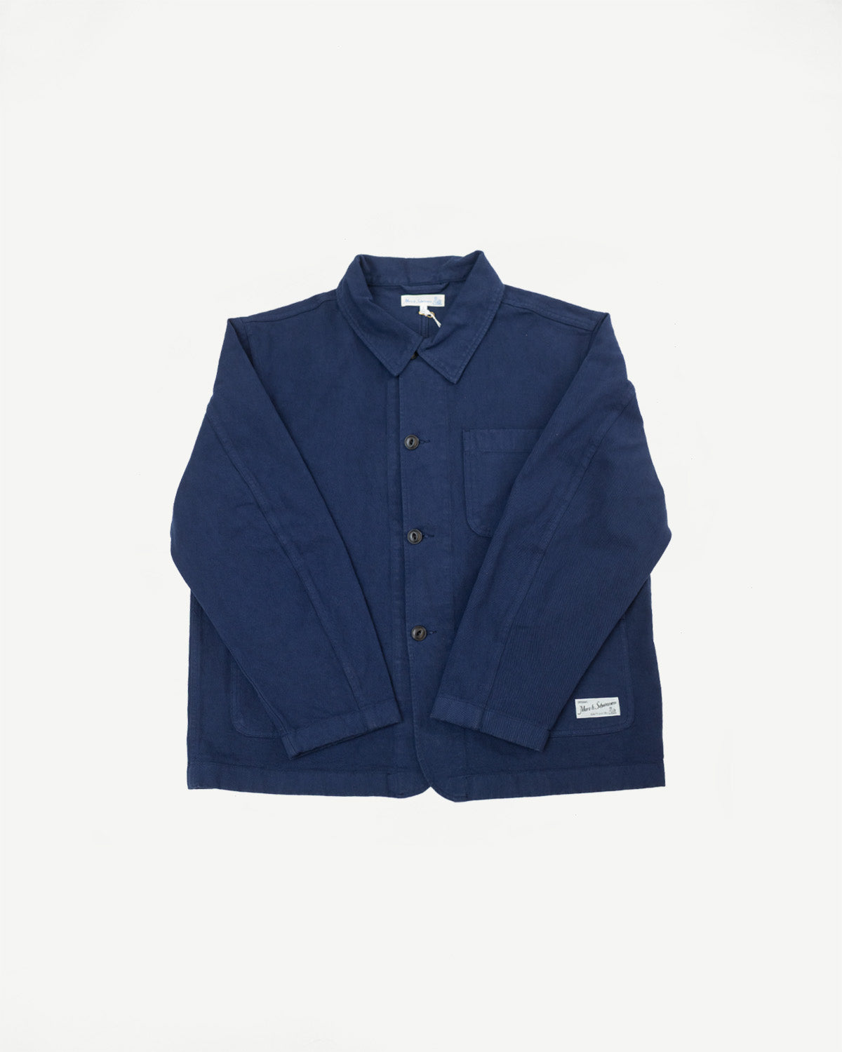 JKT05.66 - 11.2oz Organic Cotton Broken Twill Jacket - Ink Blue