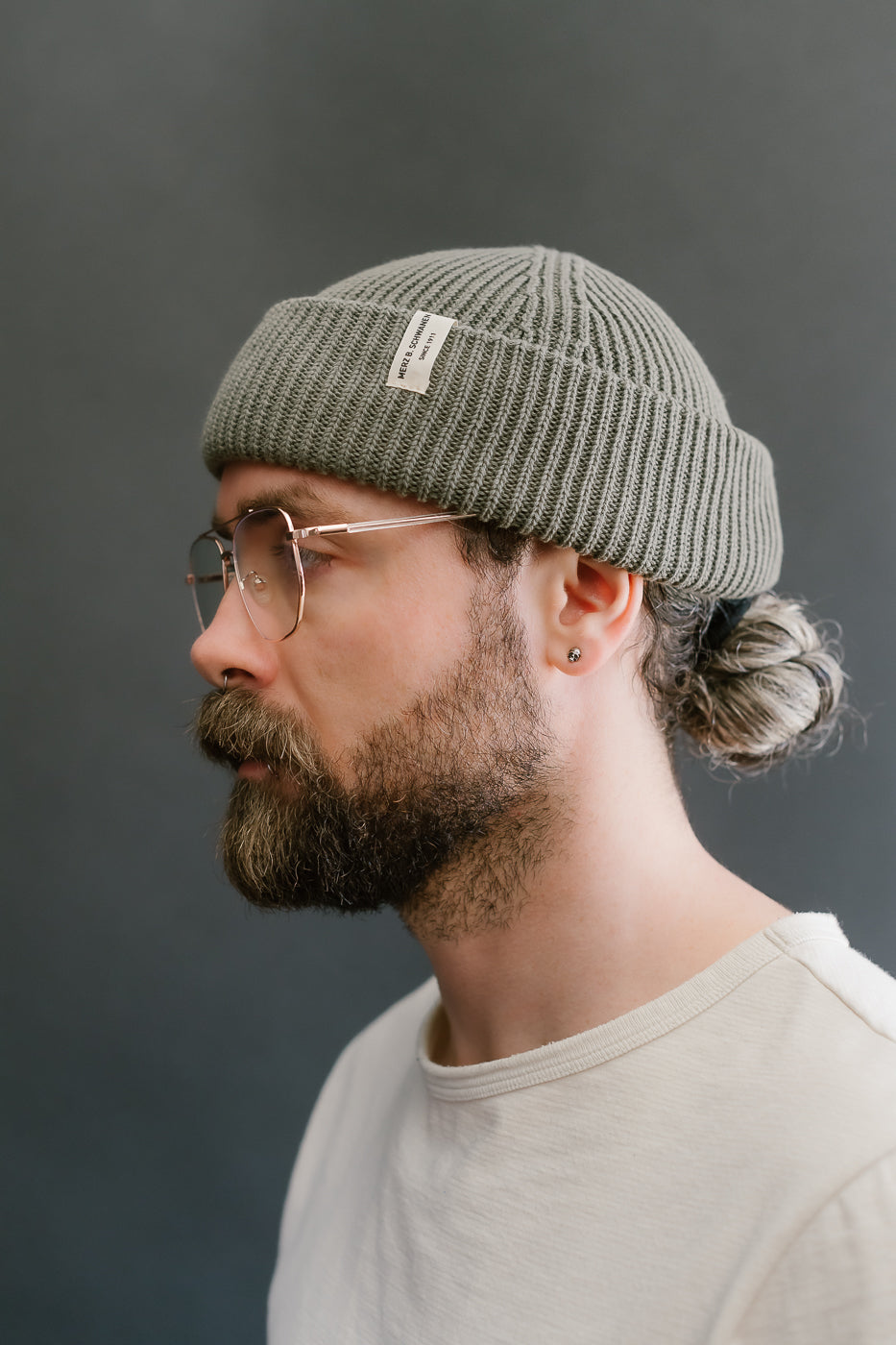KBN01.40 - Organic Cotton Beanie - Army