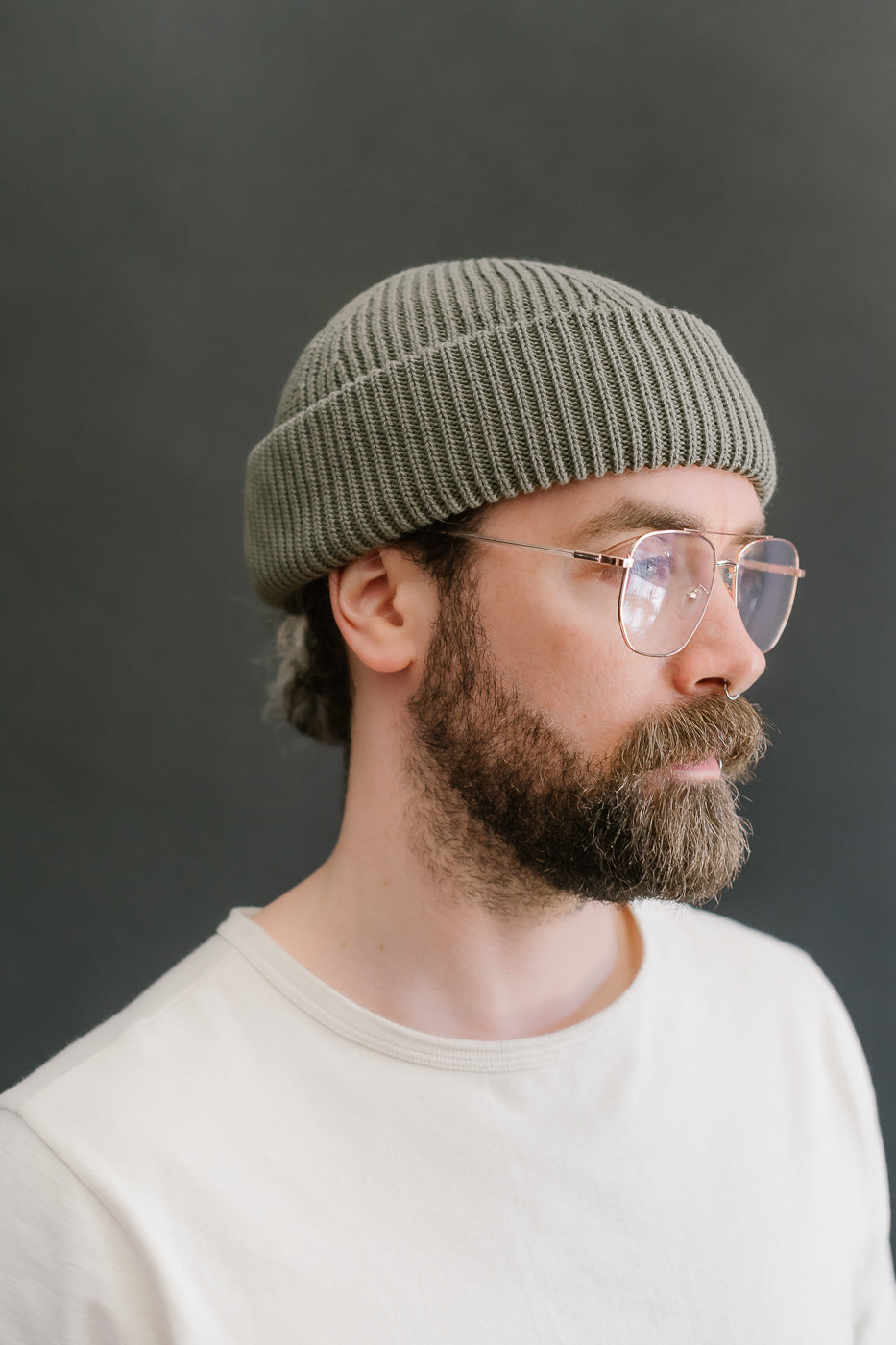 KBN01.40 - Organic Cotton Beanie - Army