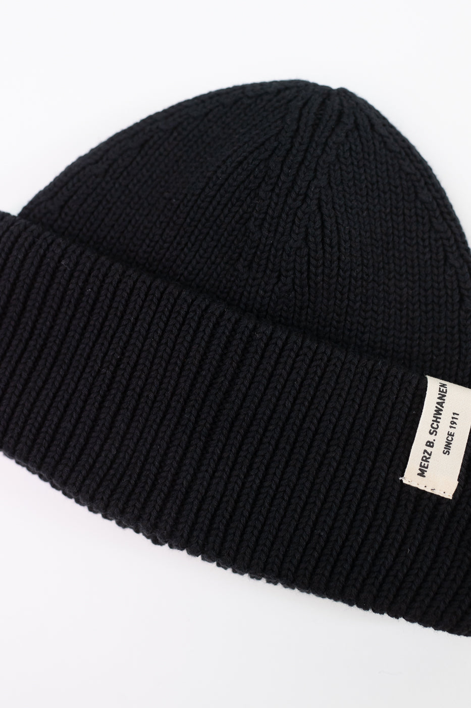 KBN01.99 - Organic Cotton Beanie - Deep Black