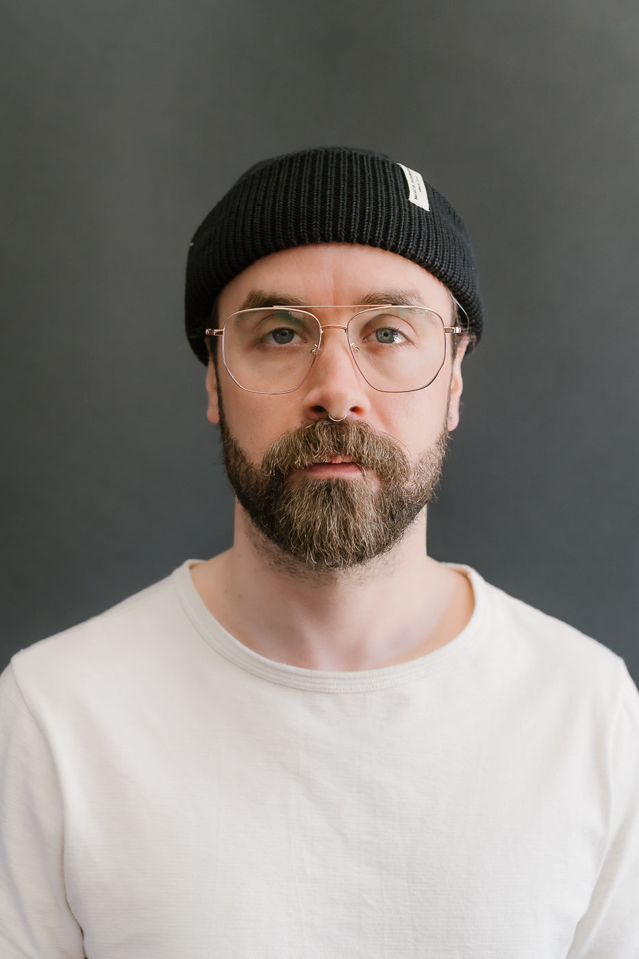 KBN01.99 - Organic Cotton Beanie - Deep Black