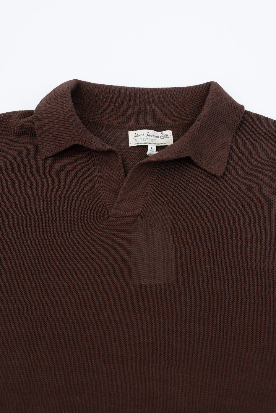 KNITPOLO02.192.7 - Cotton Short Sleeve Polo Shirt, All Plant Based