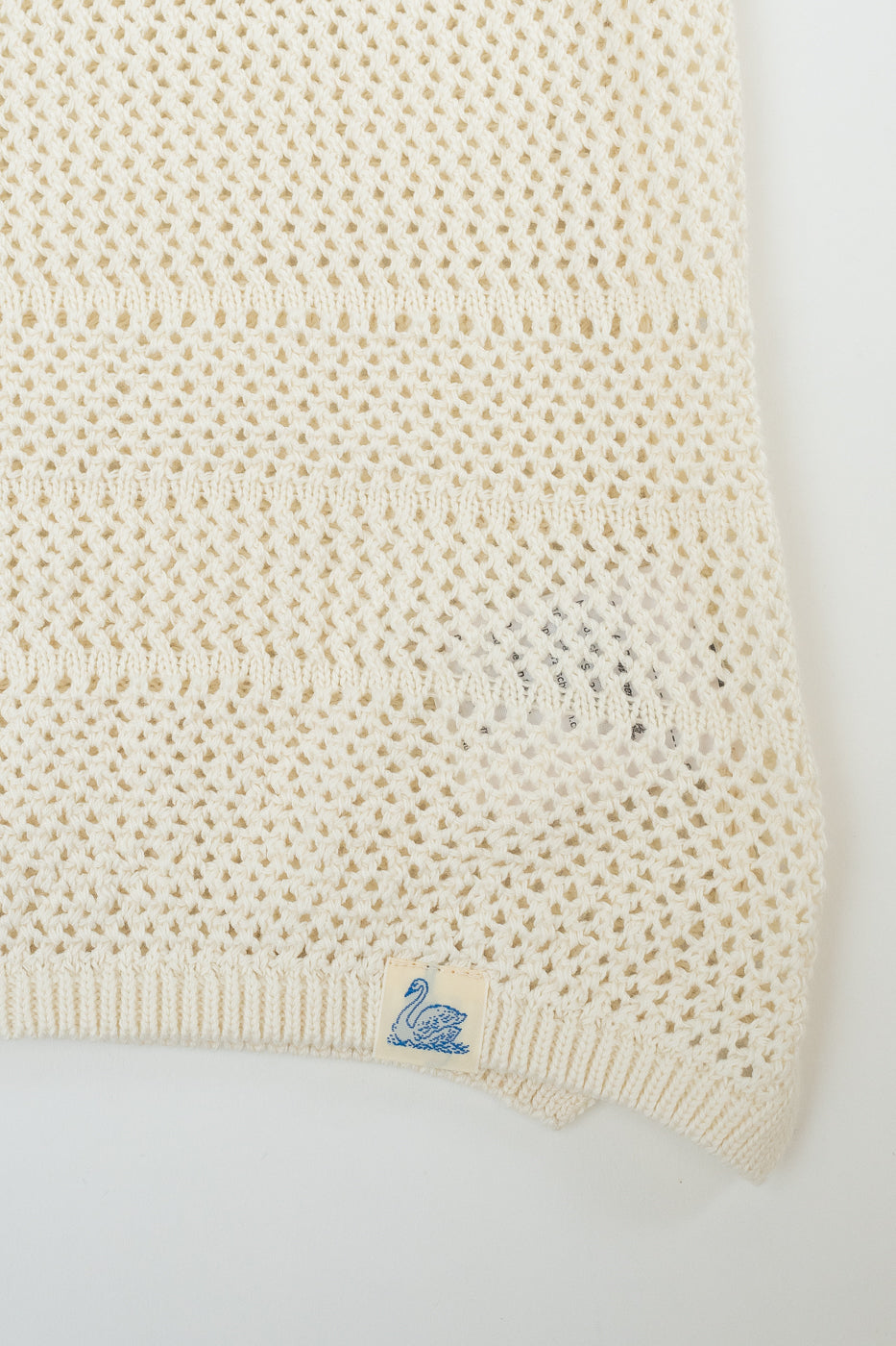 KNITSHIRT01.02 - Organic Cotton Crochet Shirt - Nature