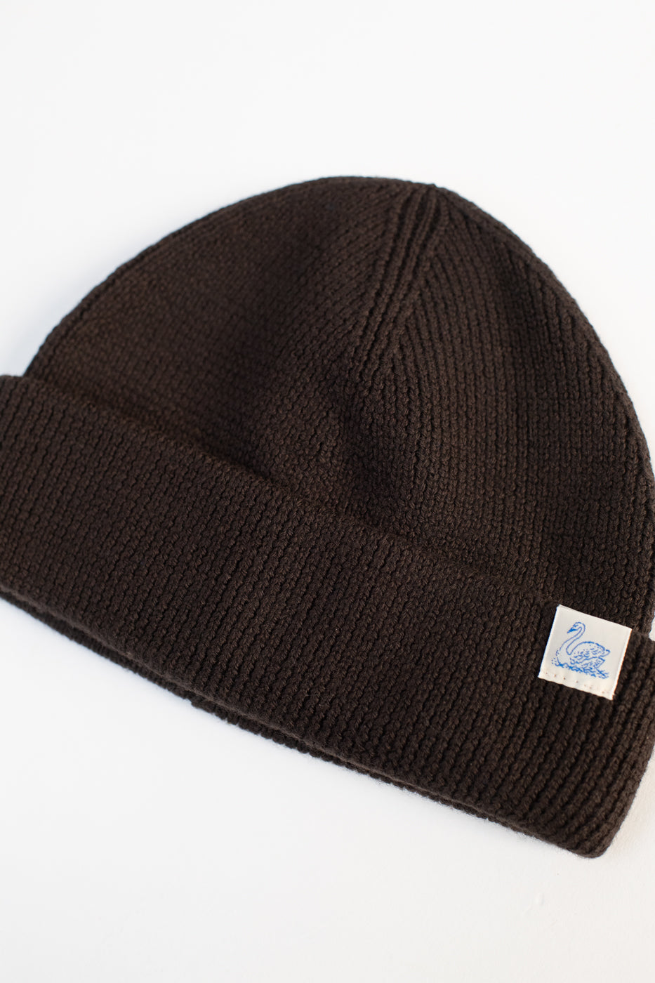 MWBN05.19 - Ribbed Structure Watch Cap Merino Wool - Coffee