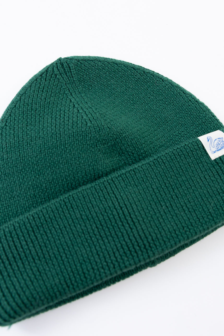 MWBN05.405 - Ribbed Structure Watch Cap Merino Wool - Moss Green