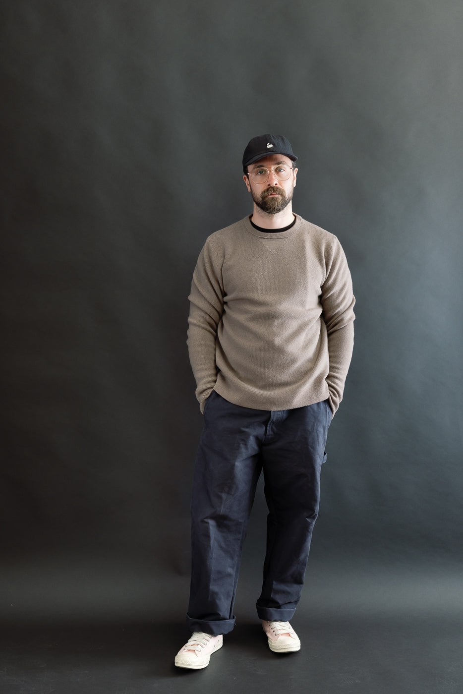 MWCC01.06 - Ribbed Structure Pullover Merino Wool - 06 Grain