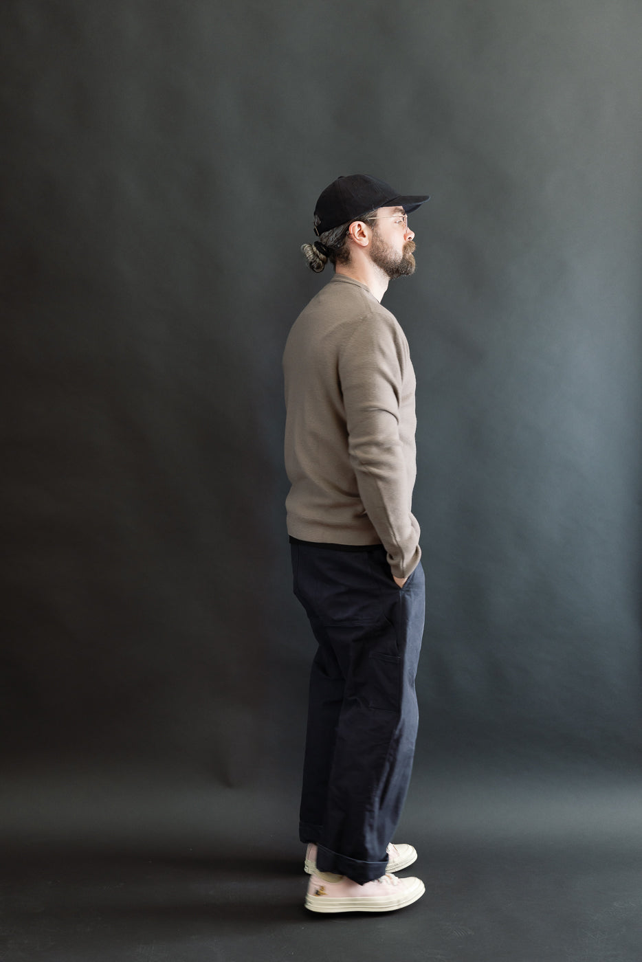MWCC01.06 - Ribbed Structure Pullover Merino Wool - 06 Grain