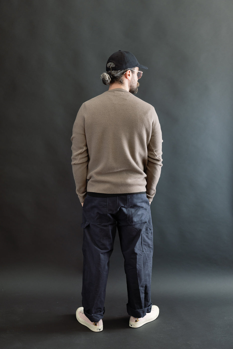 MWCC01.06 - Ribbed Structure Pullover Merino Wool - 06 Grain