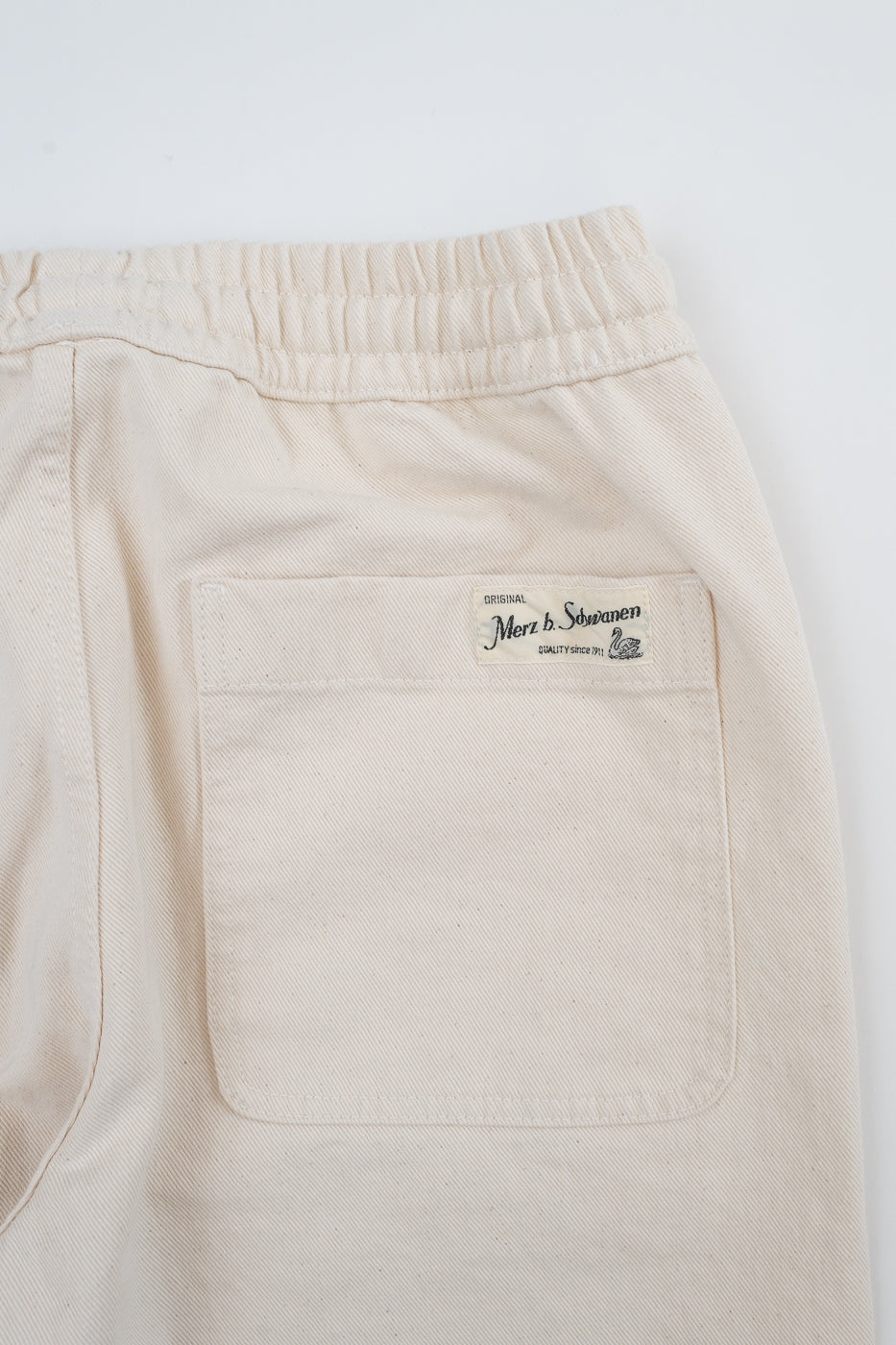 PANTS05.02 - Organic Cotton Broken Twill Drawstring Pants - Nature