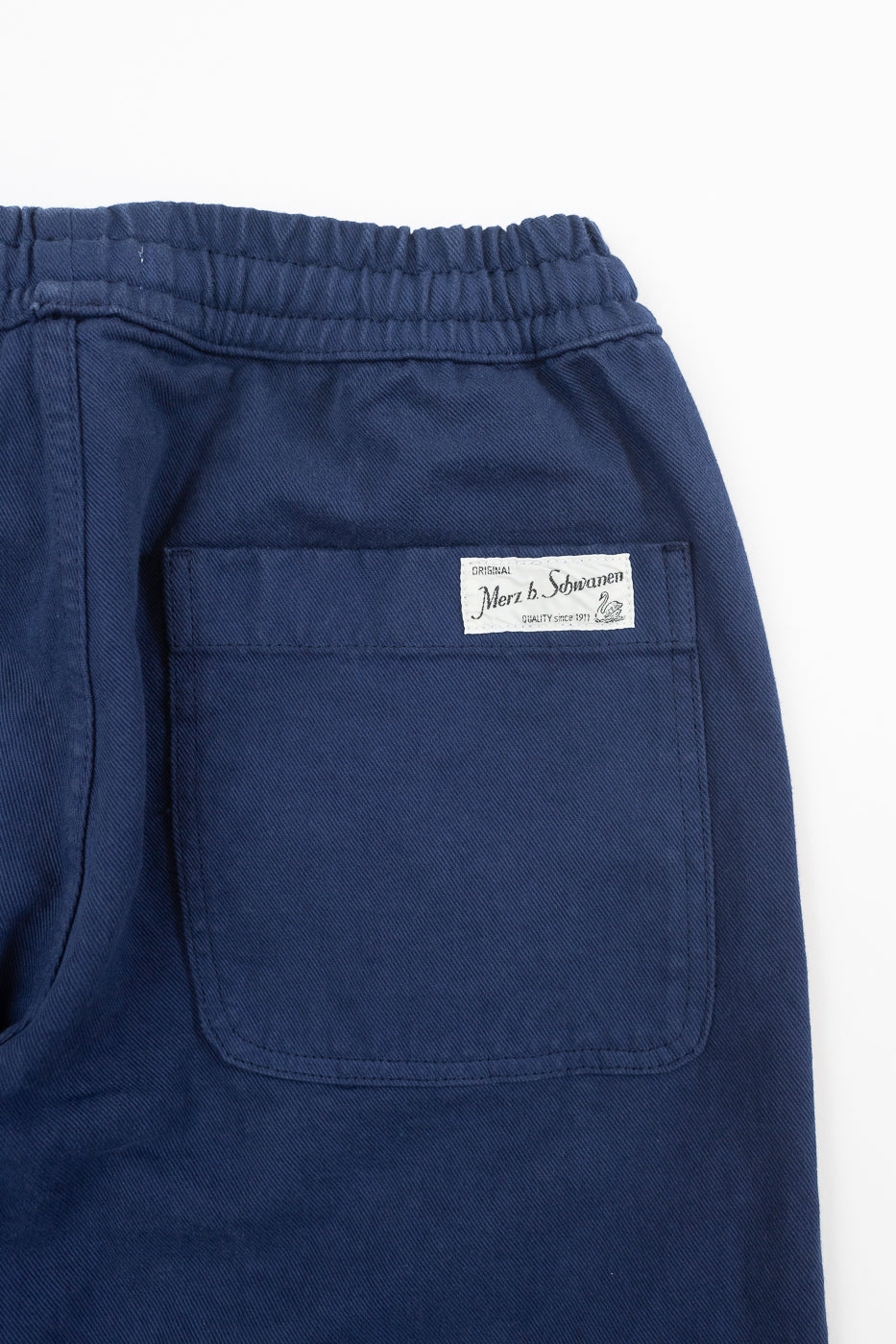 PANTS05.66 - Organic Cotton Broken Twill Drawstring Pants - Ink Blue