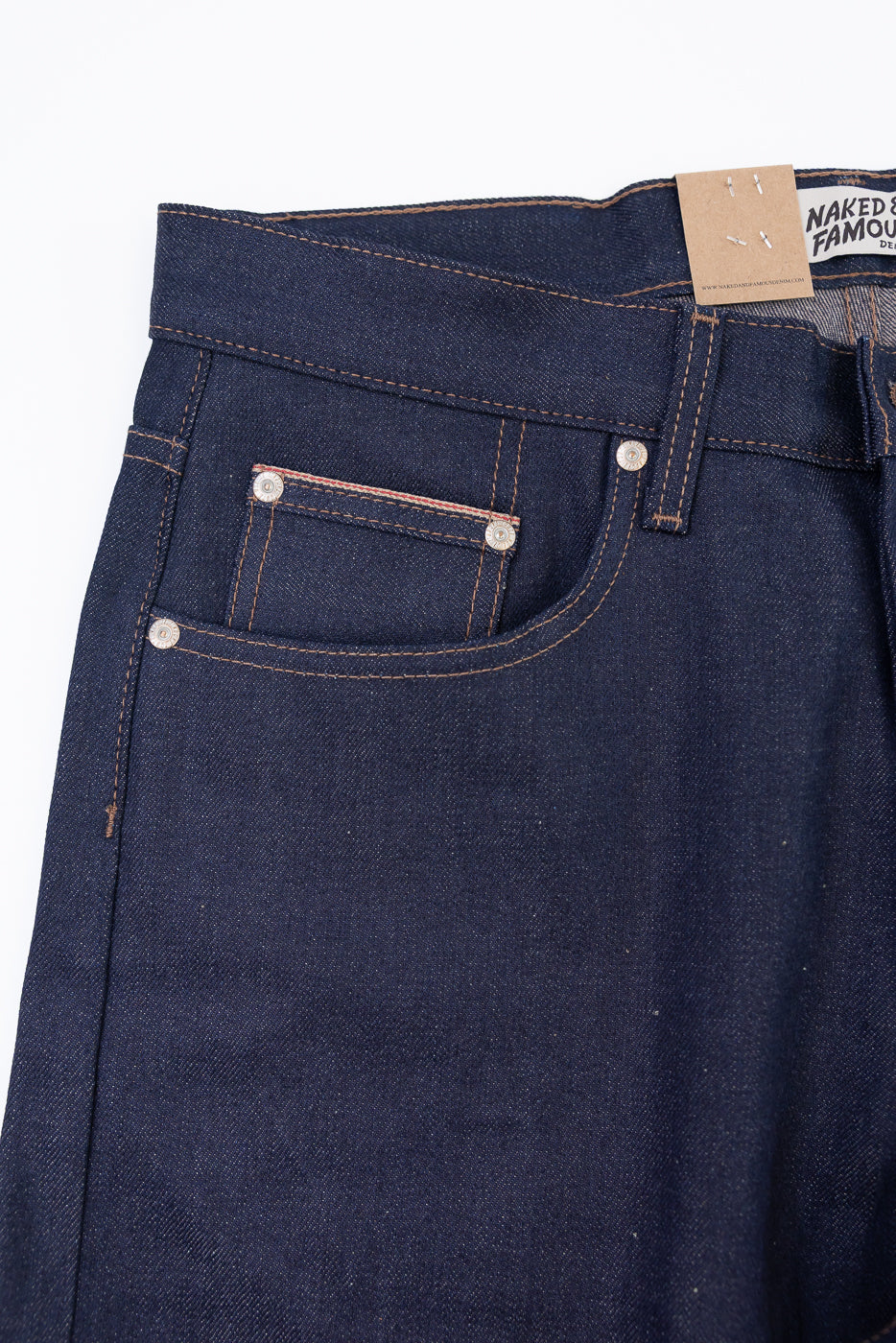 12.5oz - Coffee Dye Selvedge - Strong Guy