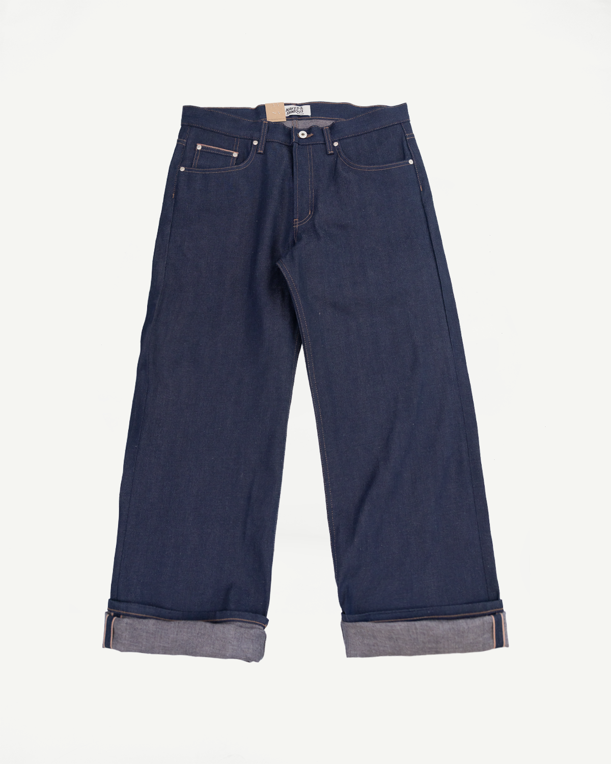 12.5oz - Coffee Dye Selvedge - Strong Guy