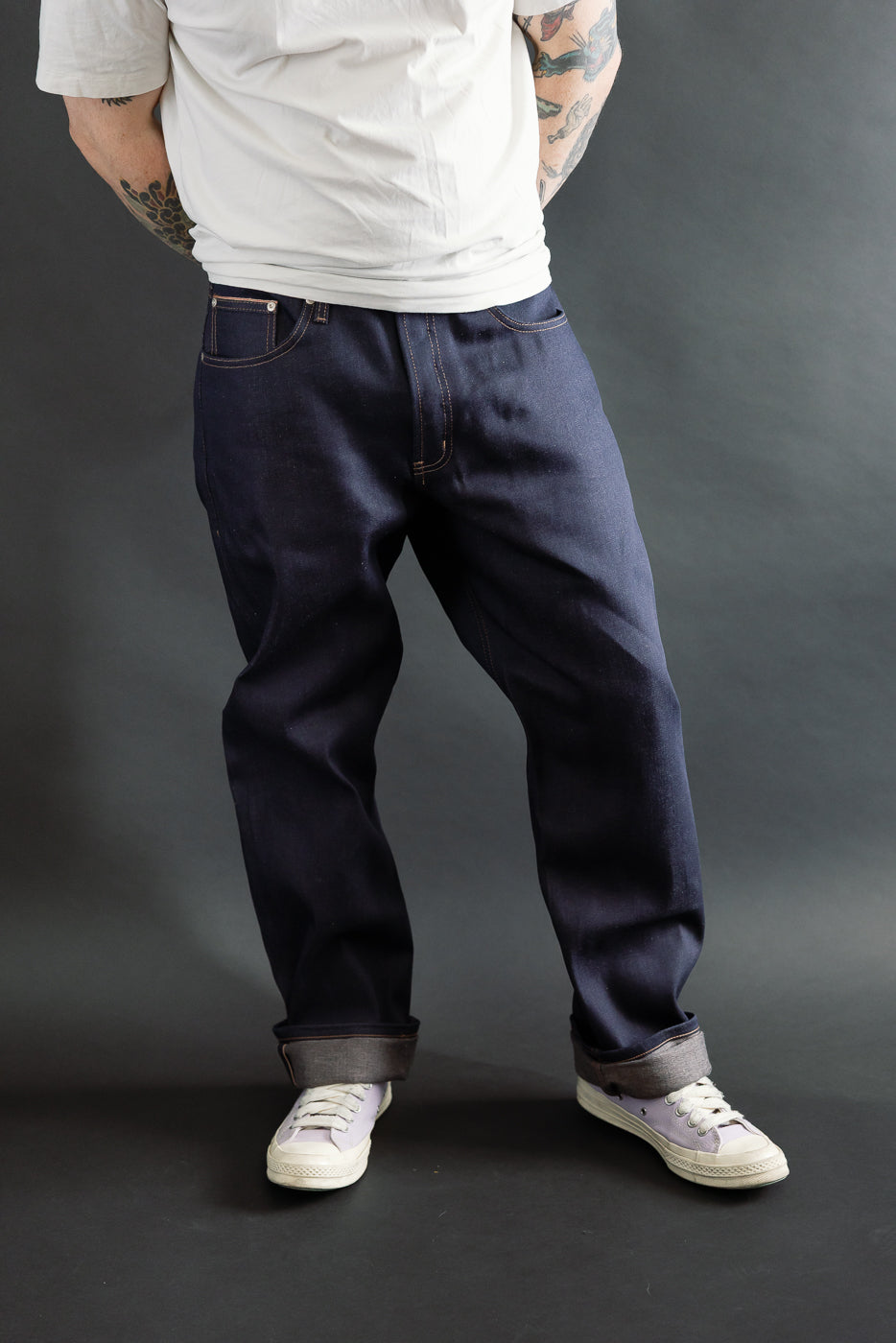 12.5oz - Coffee Dye Selvedge - True Guy