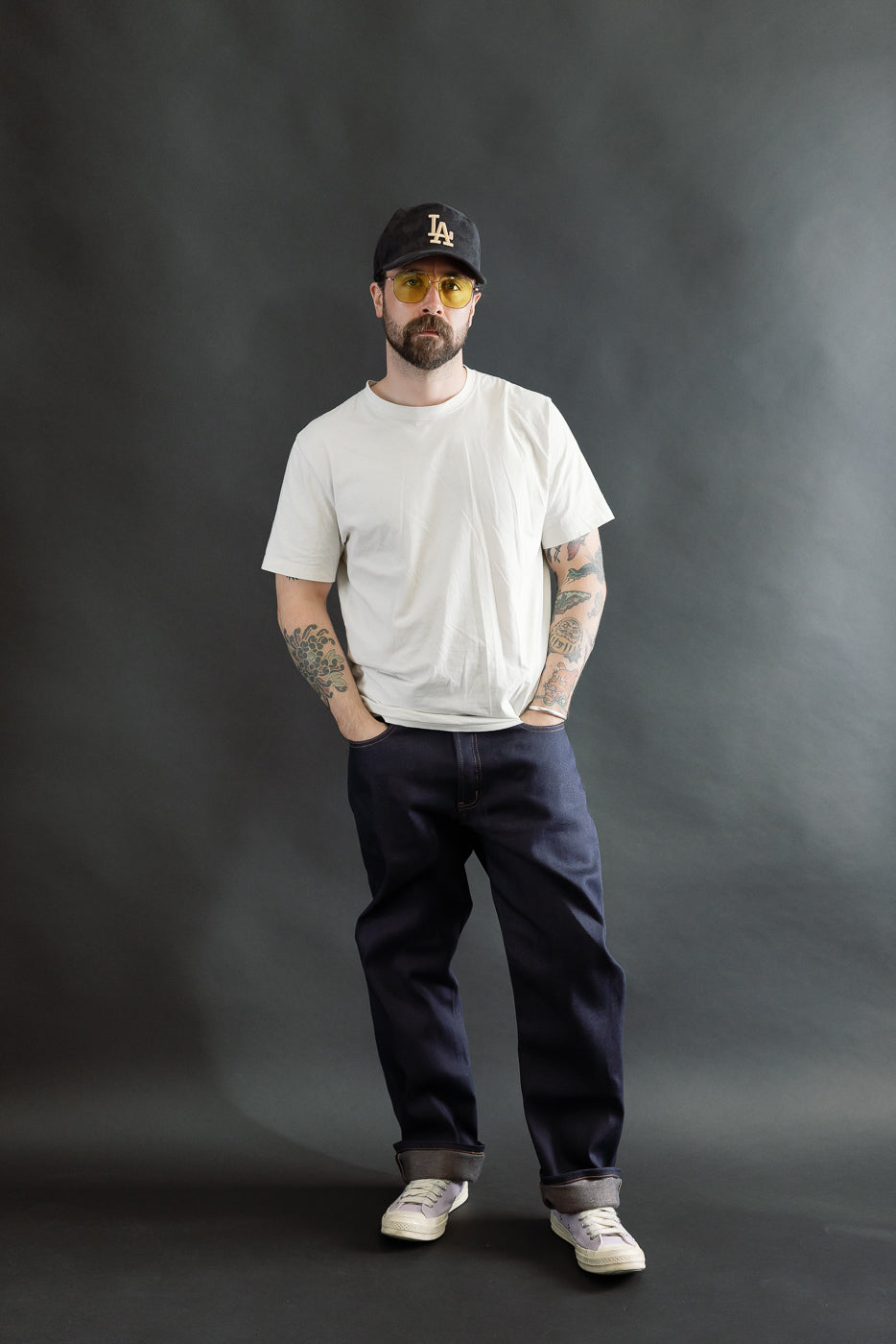 12.5oz - Coffee Dye Selvedge - True Guy