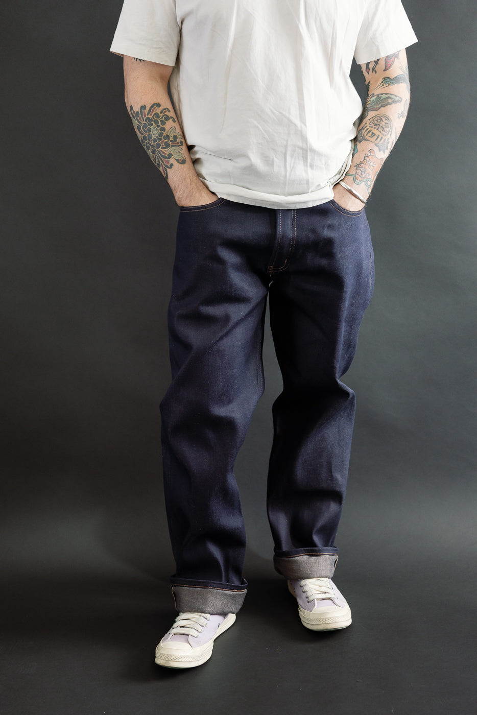 12.5oz - Coffee Dye Selvedge - True Guy