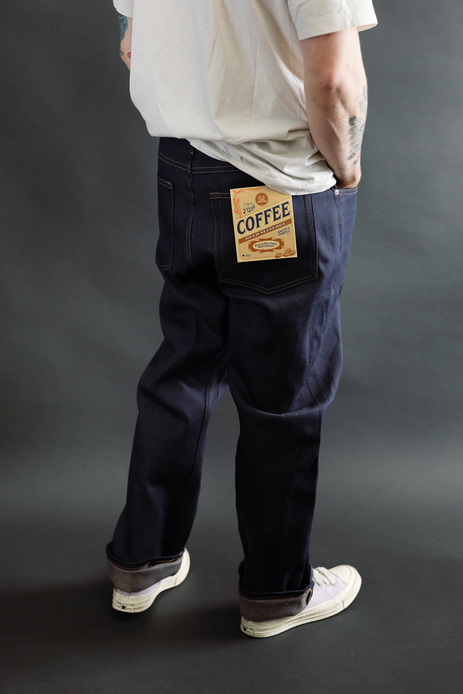 12.5oz - Coffee Dye Selvedge - True Guy