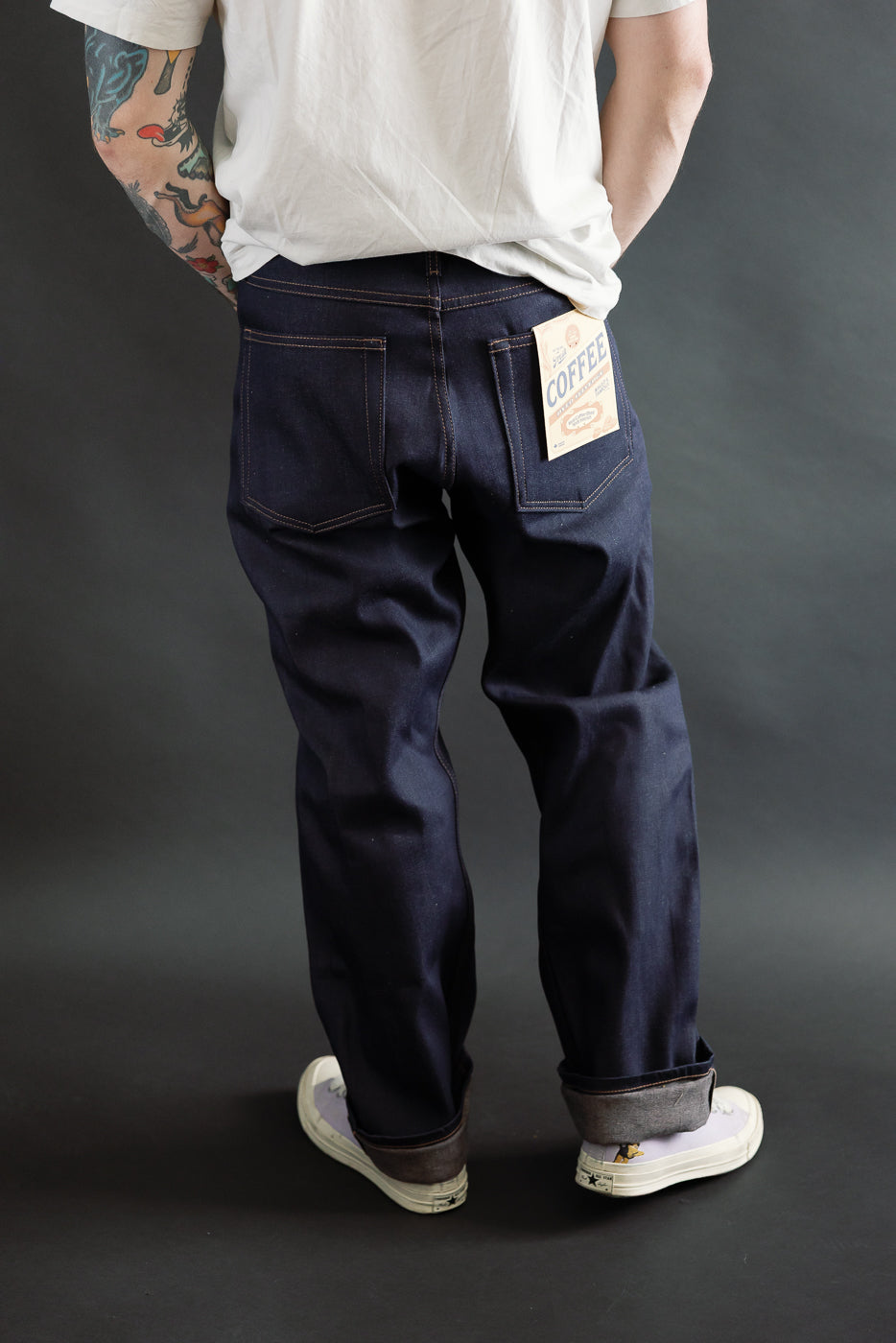 12.5oz - Coffee Dye Selvedge - True Guy