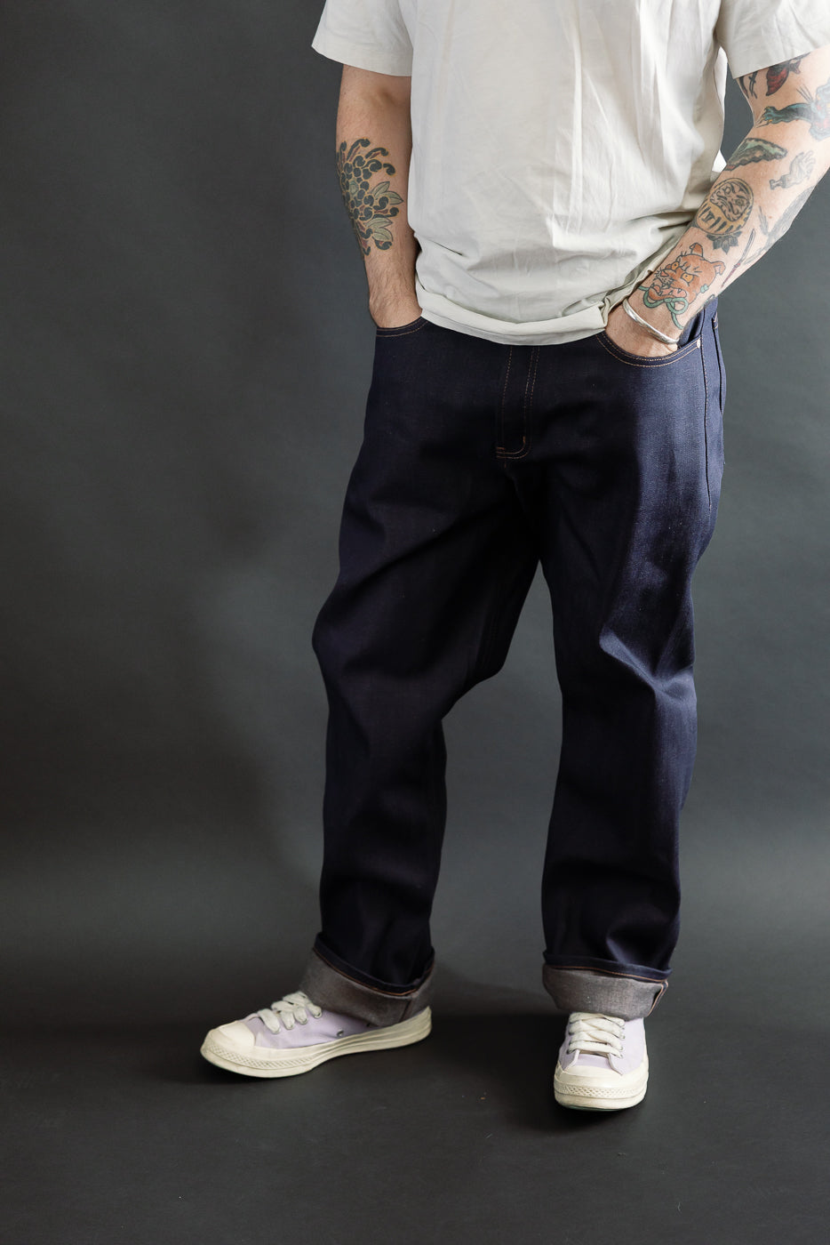 12.5oz - Coffee Dye Selvedge - True Guy