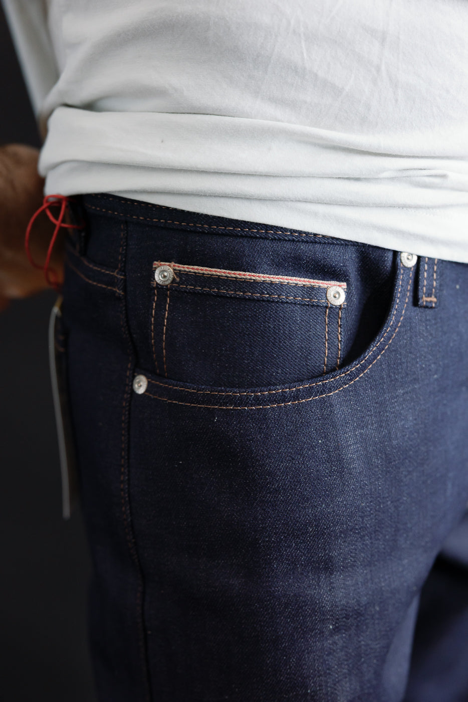 12.5oz - Coffee Dye Selvedge - Weird Guy